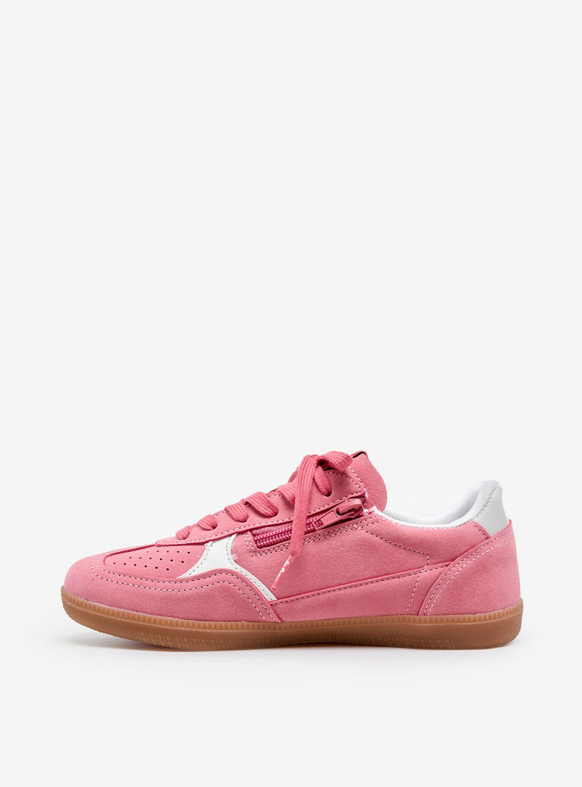 Lee Cooper Girls Lace-Up Ankle Sneakers-girls-shoes-sneakers-image-5