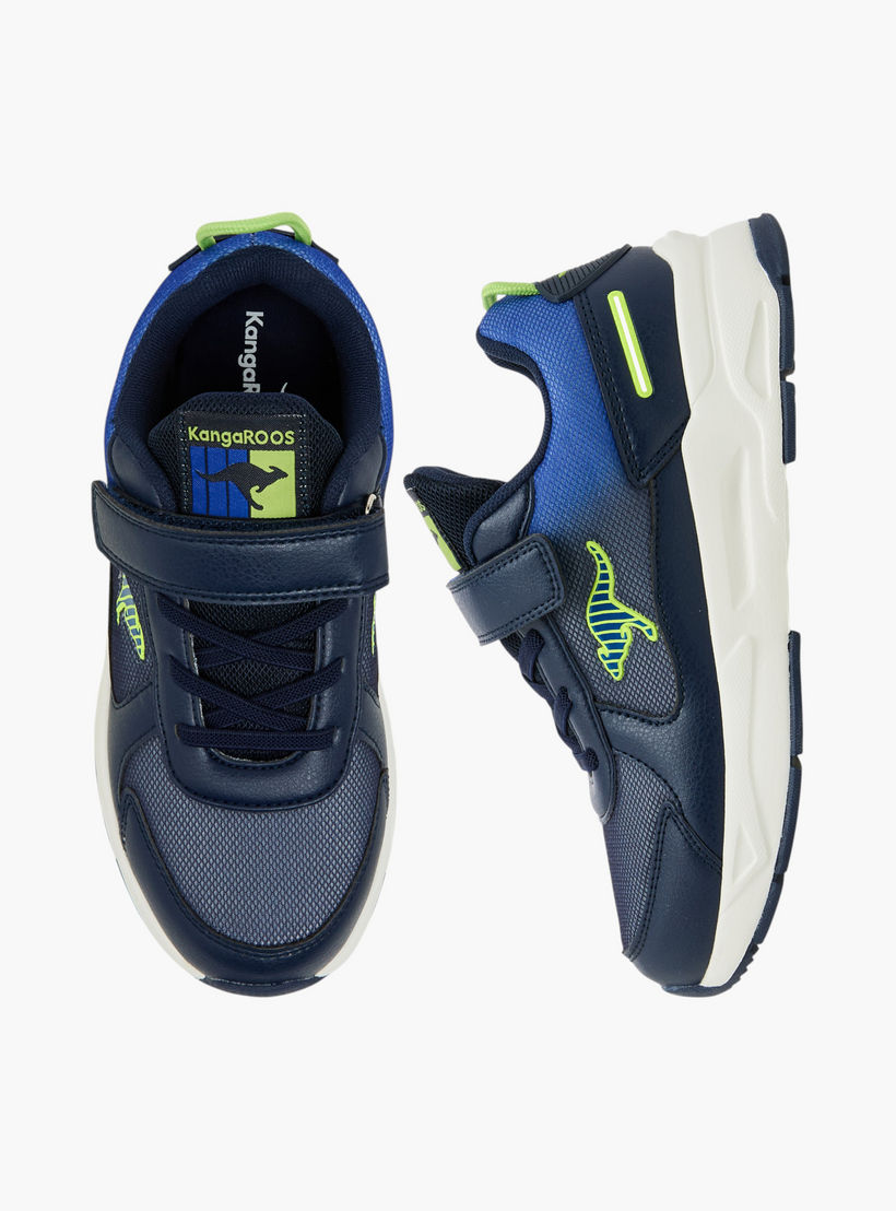 حذاء مشي قابل للتهوية بشريط إغلاق للأولاد من كانجاروز-sports-boys-shoes-image-1