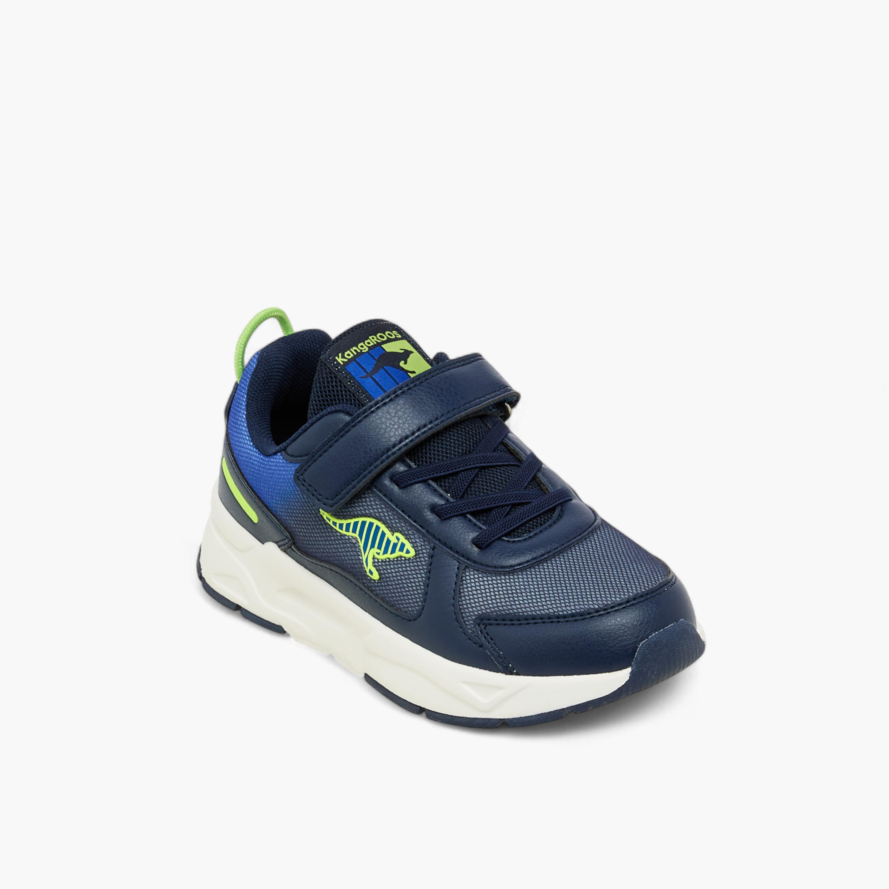حذاء مشي قابل للتهوية بشريط إغلاق للأولاد من كانجاروز-sports-boys-shoes-image-2