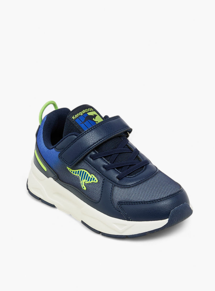 حذاء مشي قابل للتهوية بشريط إغلاق للأولاد من كانجاروز-sports-boys-shoes-image-2