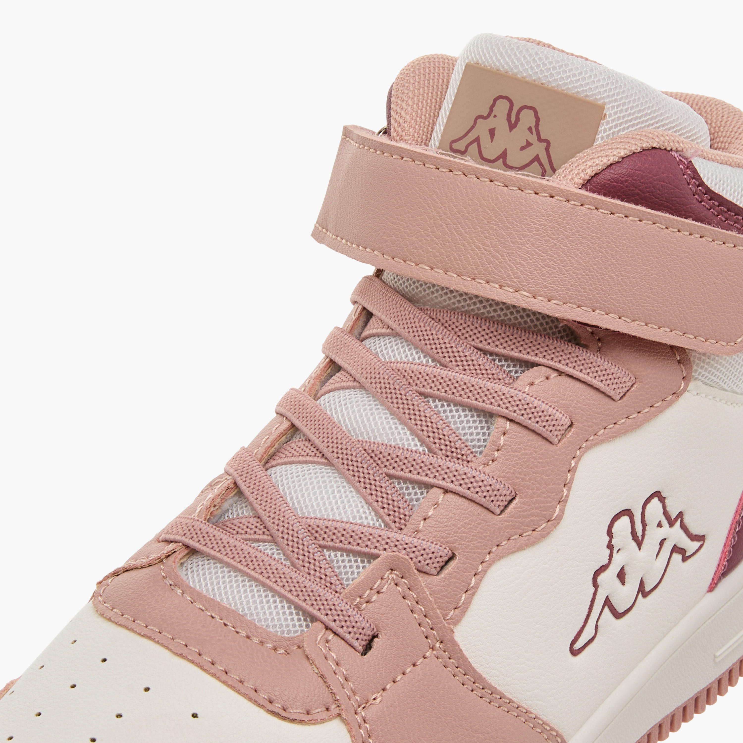 حذاء سنيكرز بقوالب ملونة وشريط إغلاق لاصق للبنات من كابا-girls-shoes-sneakers-image-4