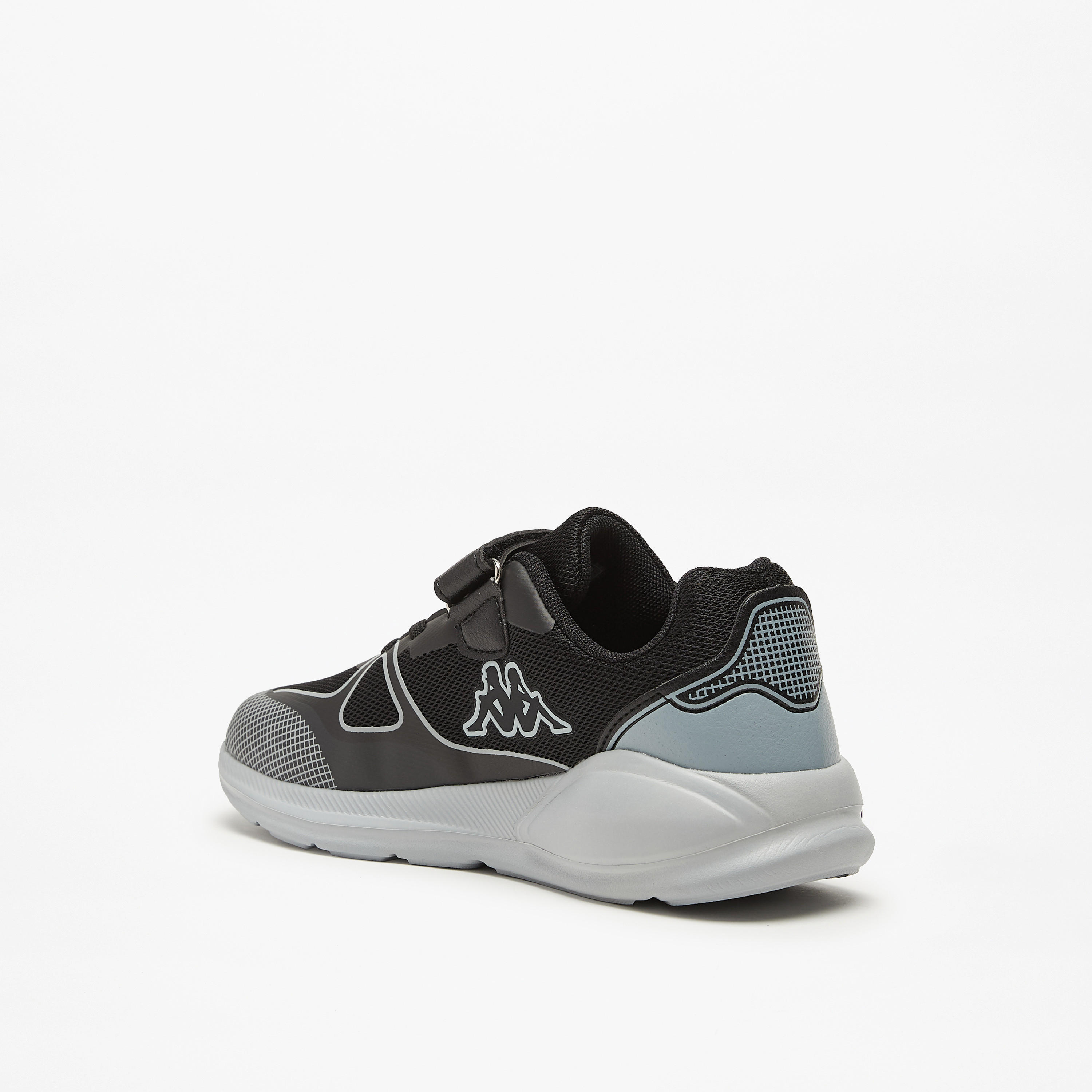 Kappa Girls' Panelled Sports Shoes with Hook and Loop Closure-girls-shoes-sneakers-image-2