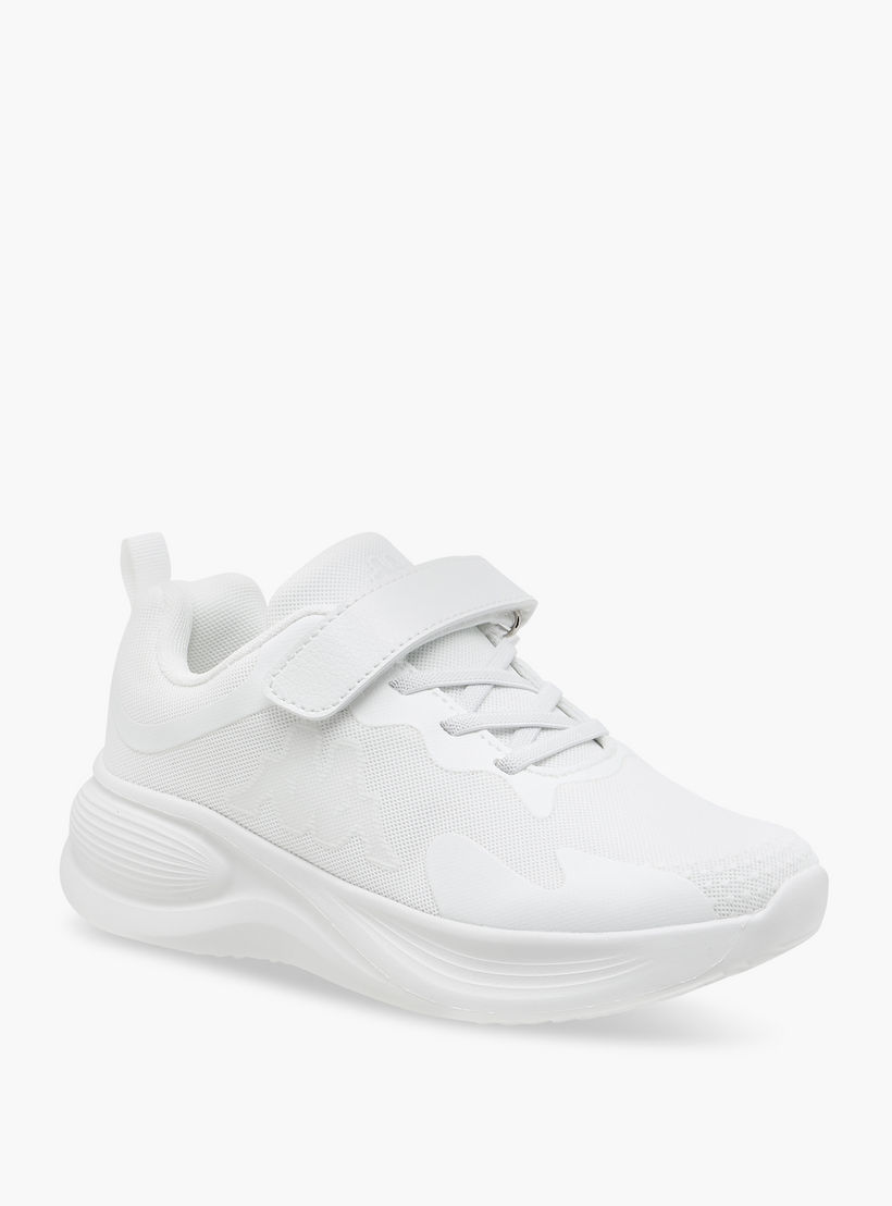 حذاء رياضي بشريط إغلاق لاصق وتفاصيل شعار للبنات من كابا-girls-shoes-sneakers-image-2