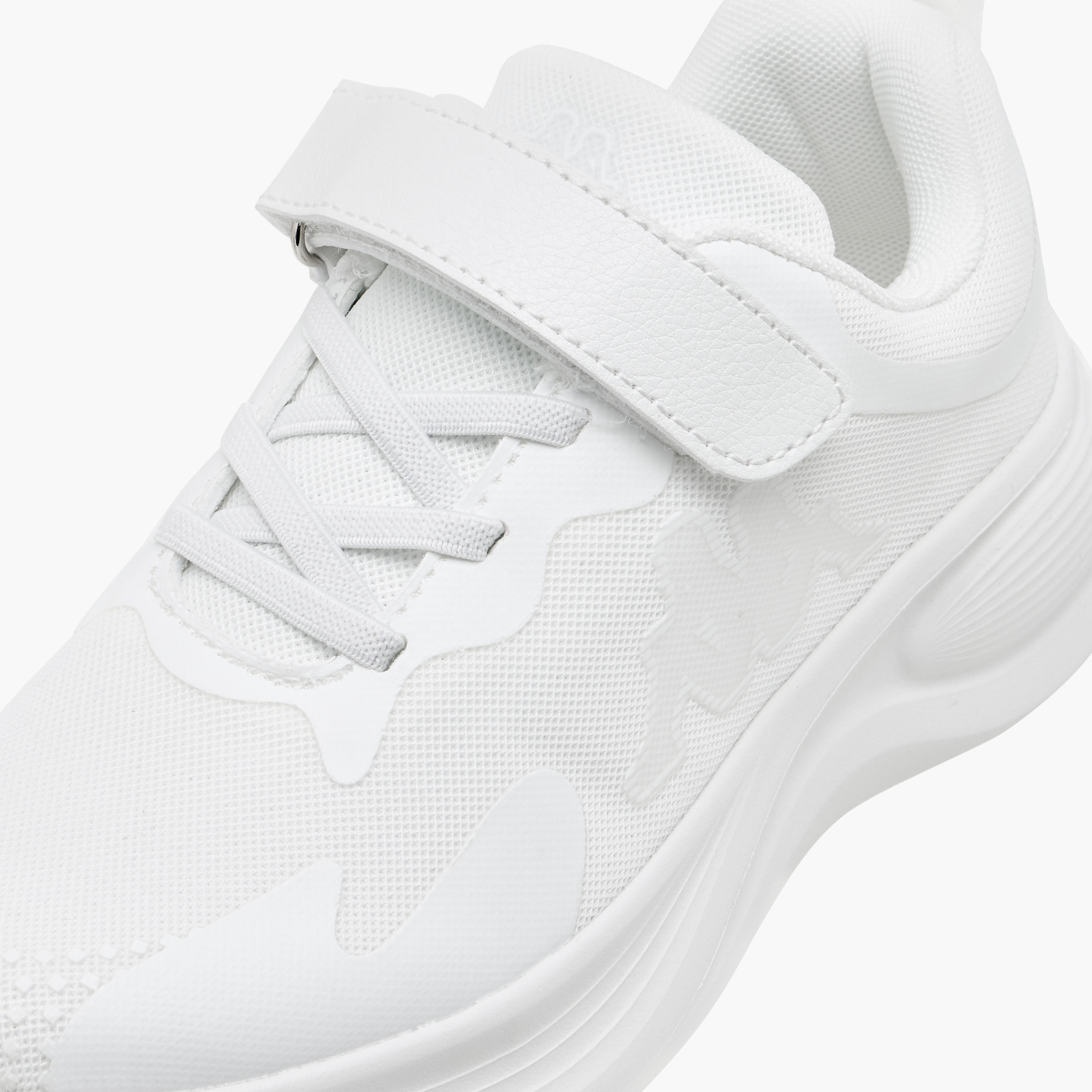 حذاء رياضي بشريط إغلاق لاصق وتفاصيل شعار للبنات من كابا-girls-shoes-sneakers-image-4