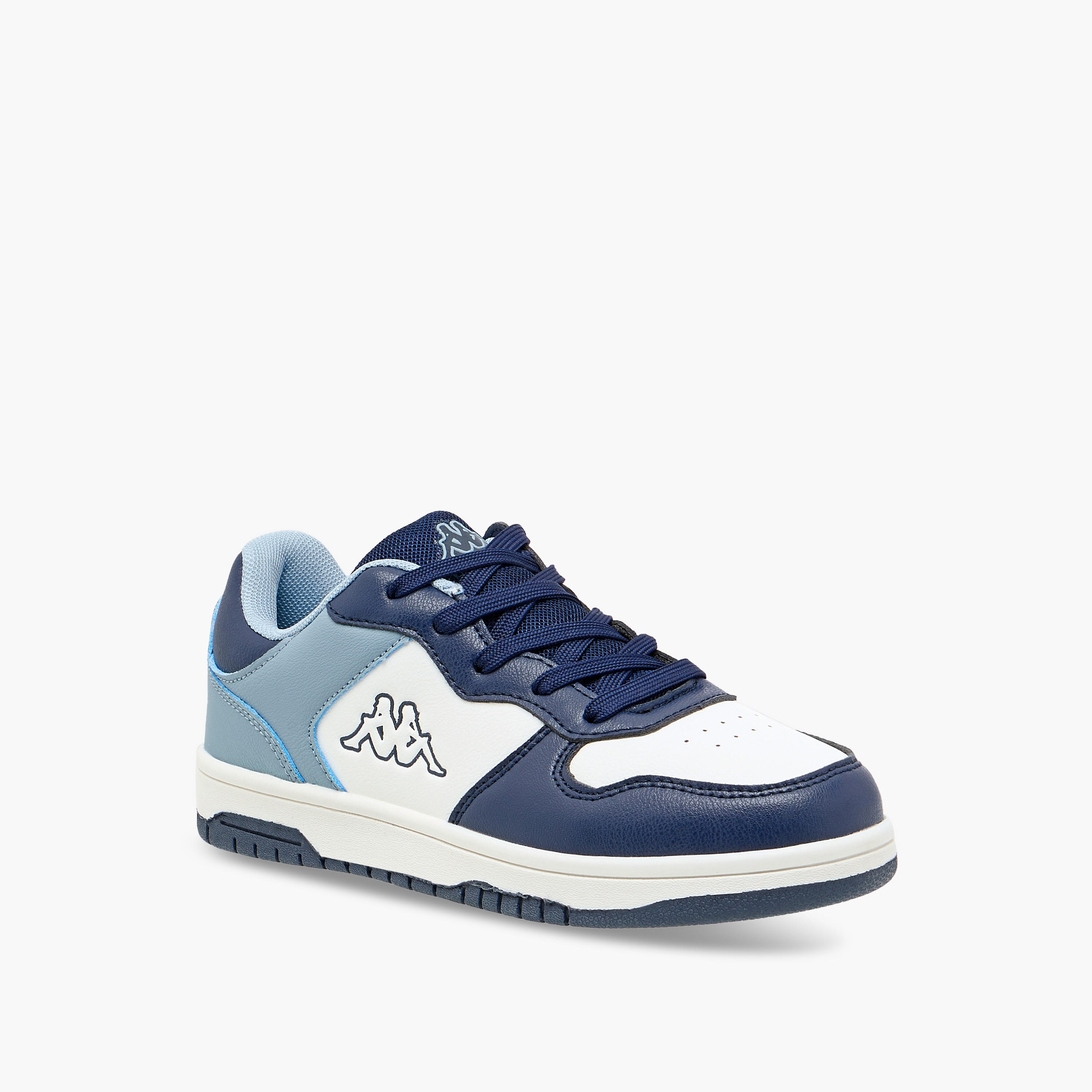 Kappa Boys' Colourblock Sneakers with Lace-Up Closure-boys-shoes-sneakers-image-2