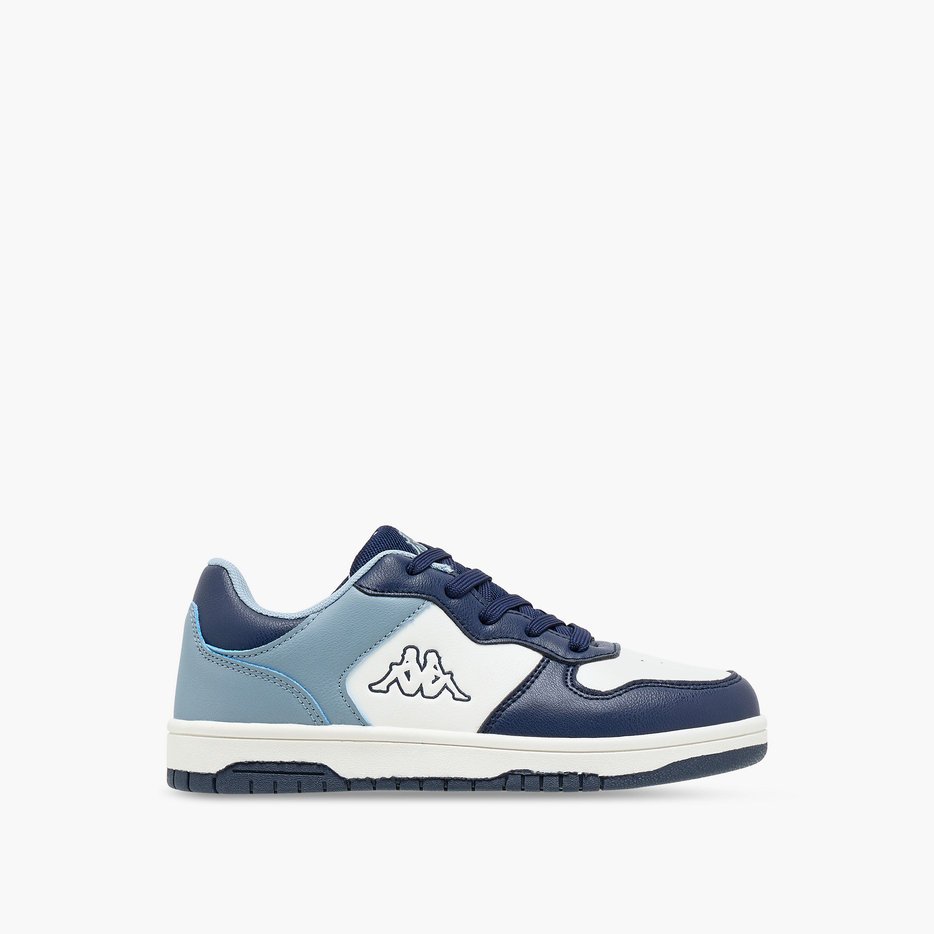 Kappa Boys' Colourblock Sneakers with Lace-Up Closure-boys-shoes-sneakers-image-3