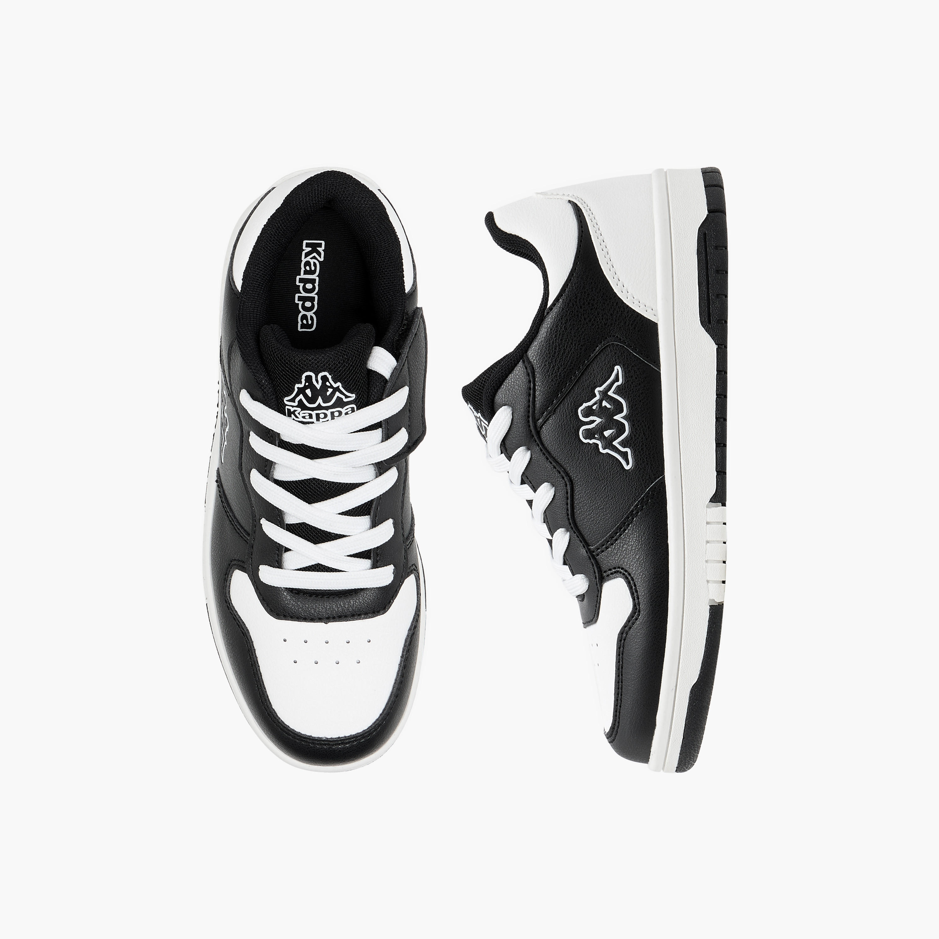 Kappa Boys' Colourblock Sneakers with Lace-Up Closure-boys-shoes-sneakers-image-1