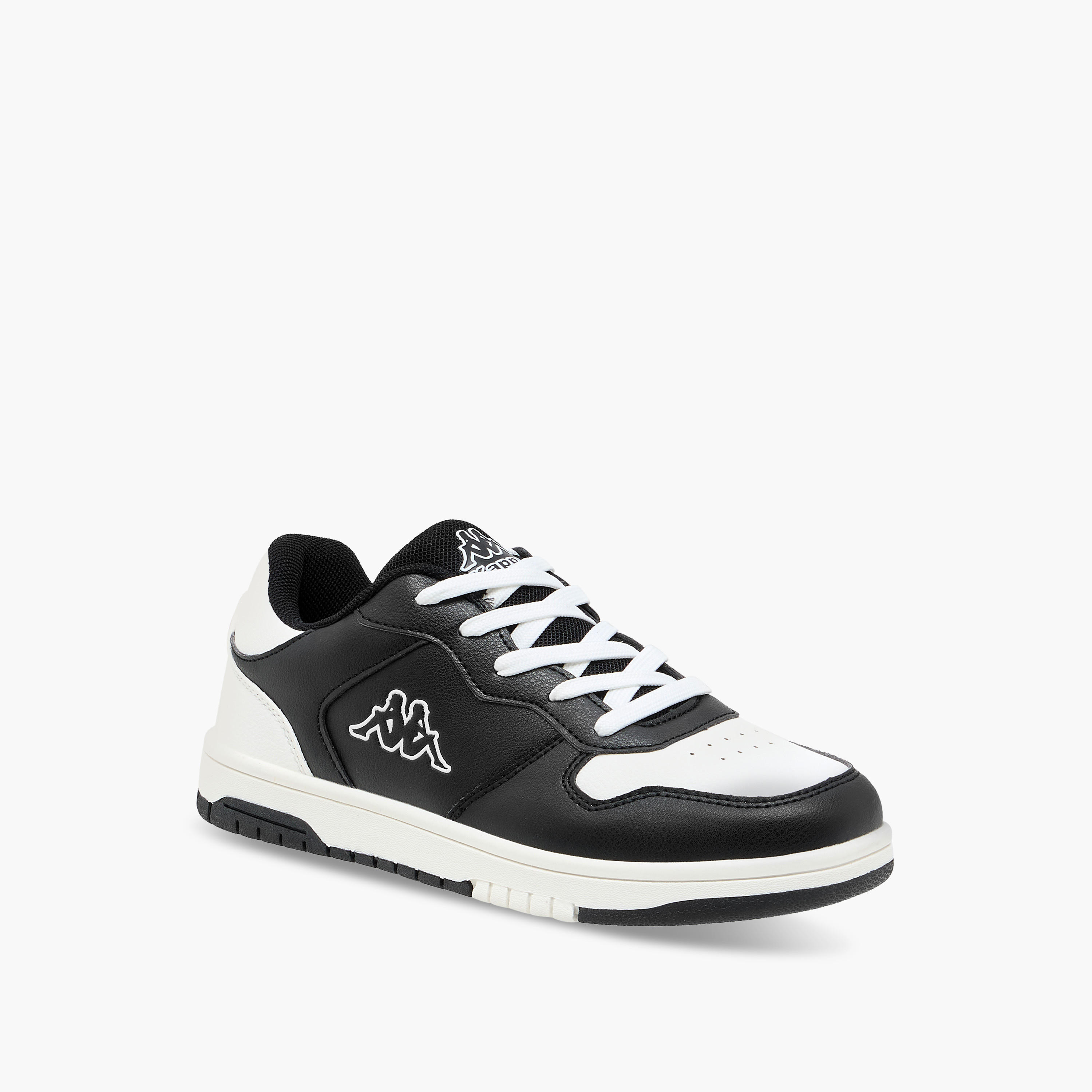 Kappa Boys' Colourblock Sneakers with Lace-Up Closure-boys-shoes-sneakers-image-2