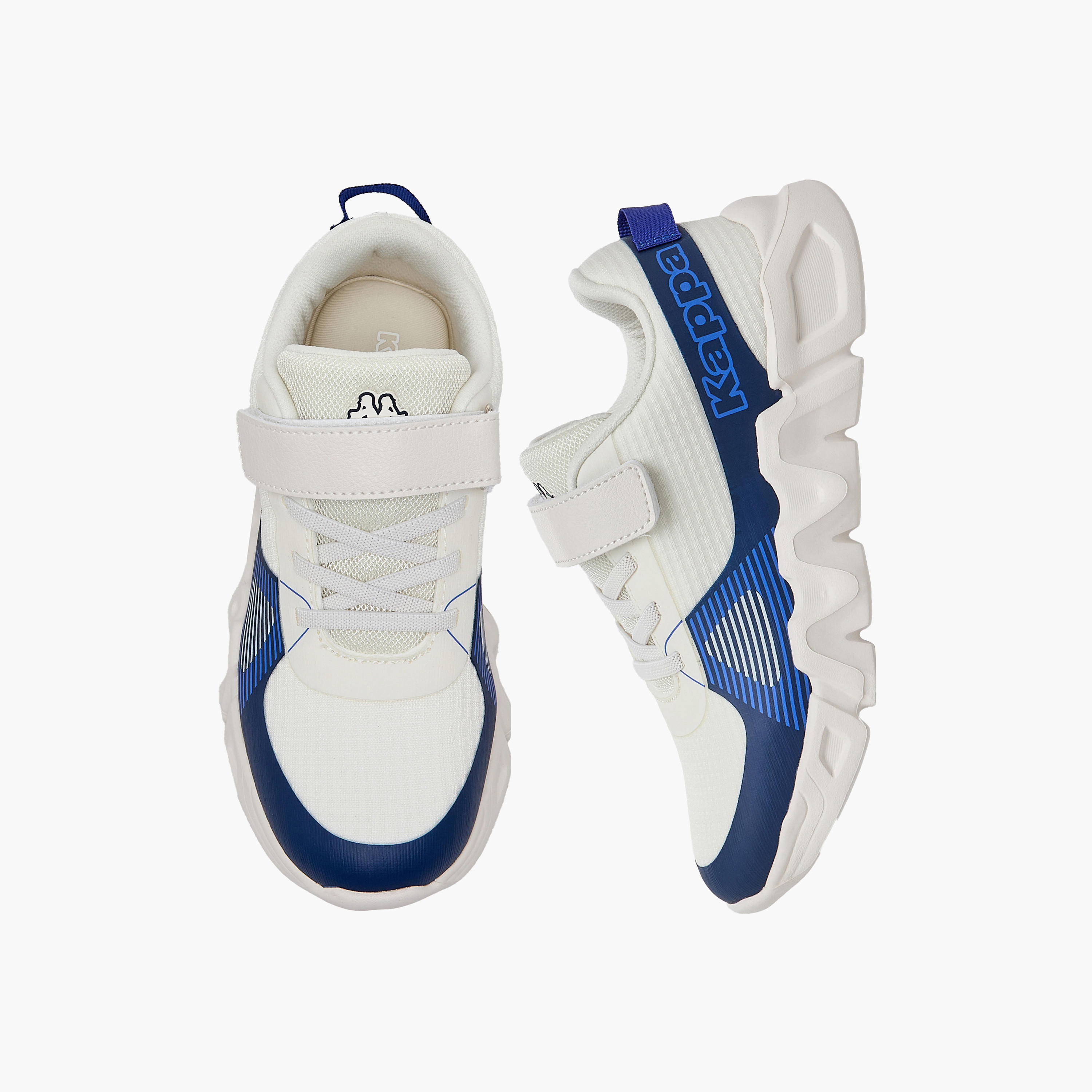 Kappa Boys Logo Print Hook & Loop Sports Shoes-sports-boys-shoes-image-1