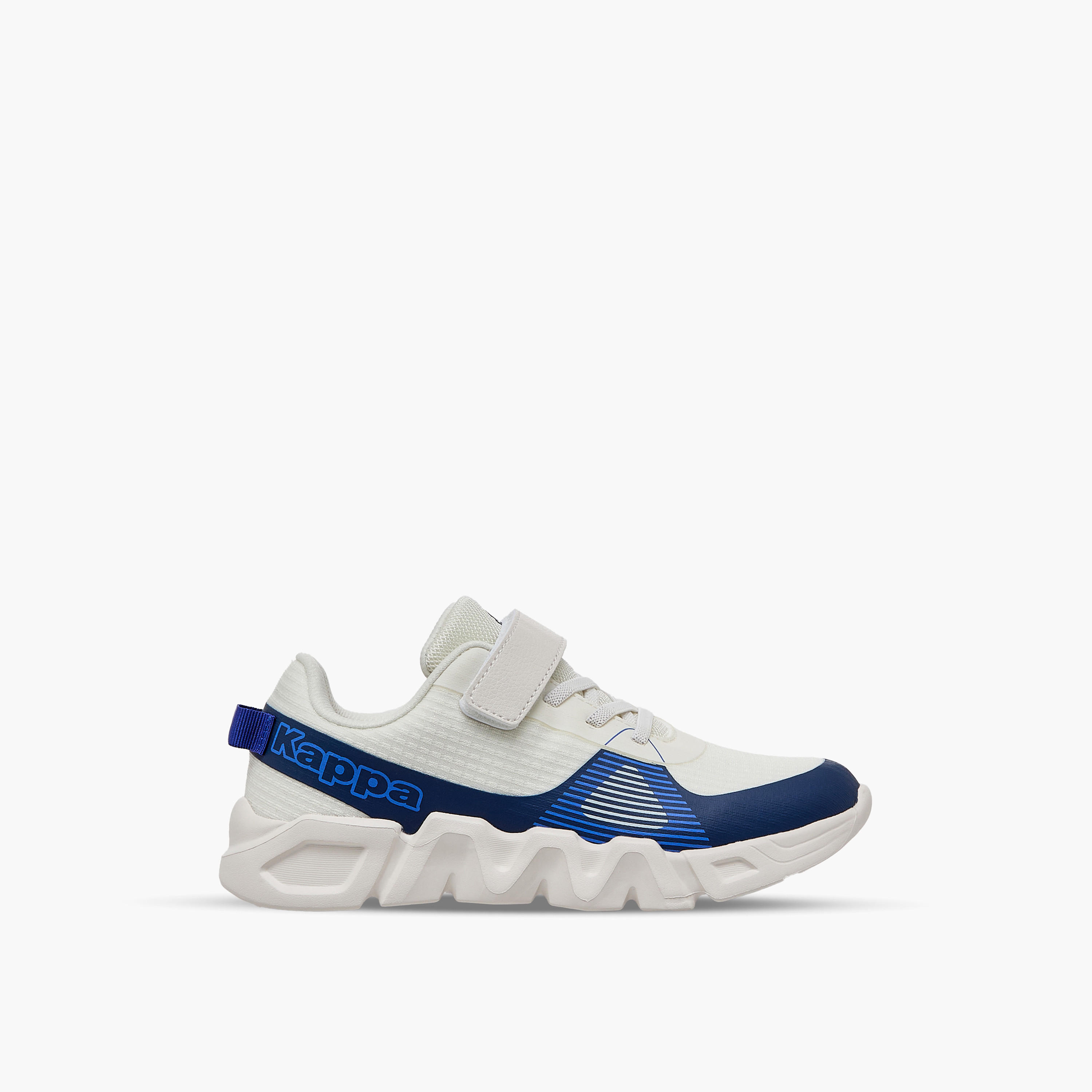 Kappa Boys Logo Print Hook & Loop Sports Shoes-sports-boys-shoes-image-3
