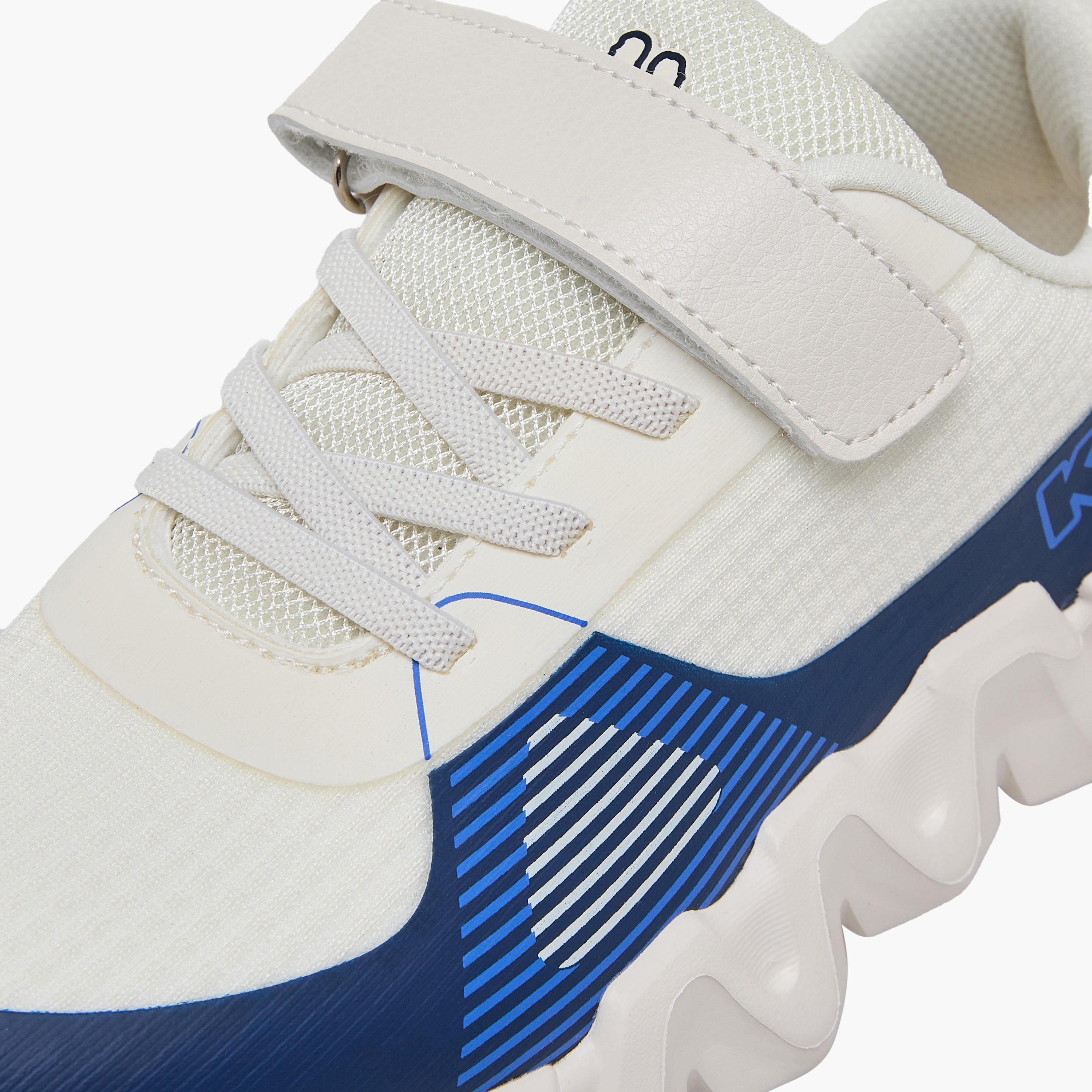 Kappa Boys Logo Print Hook & Loop Sports Shoes-sports-boys-shoes-image-7