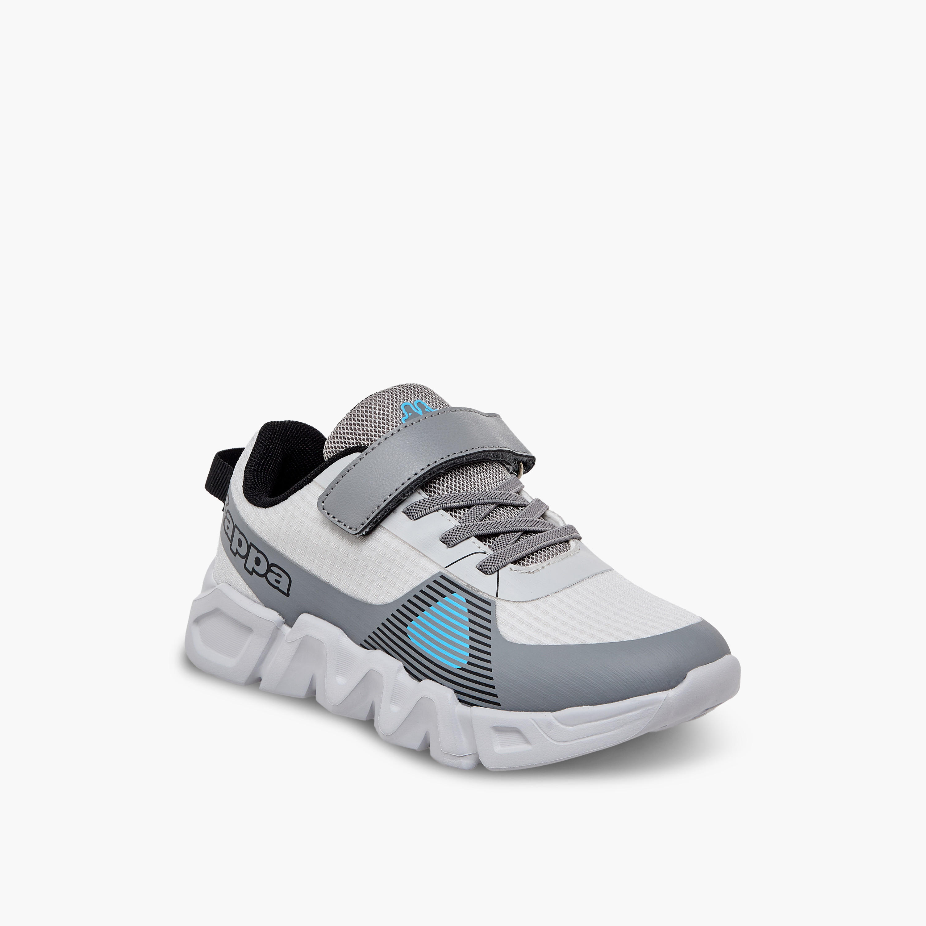 حذاء رياضي بشريط إغلاق لاصق وطبعات شعار للأولاد من كابا-sports-boys-shoes-image-2