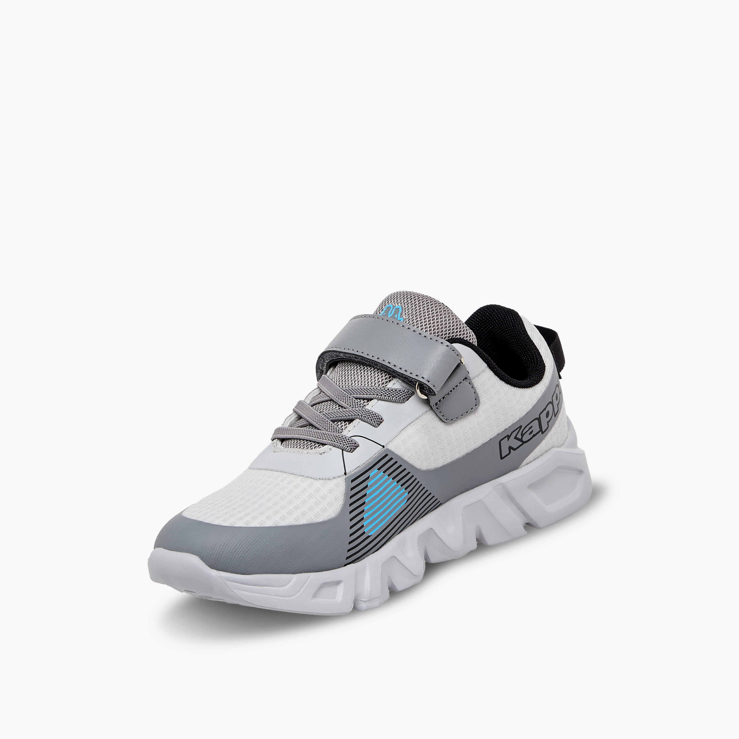 حذاء رياضي بشريط إغلاق لاصق وطبعات شعار للأولاد من كابا-sports-boys-shoes-image-6