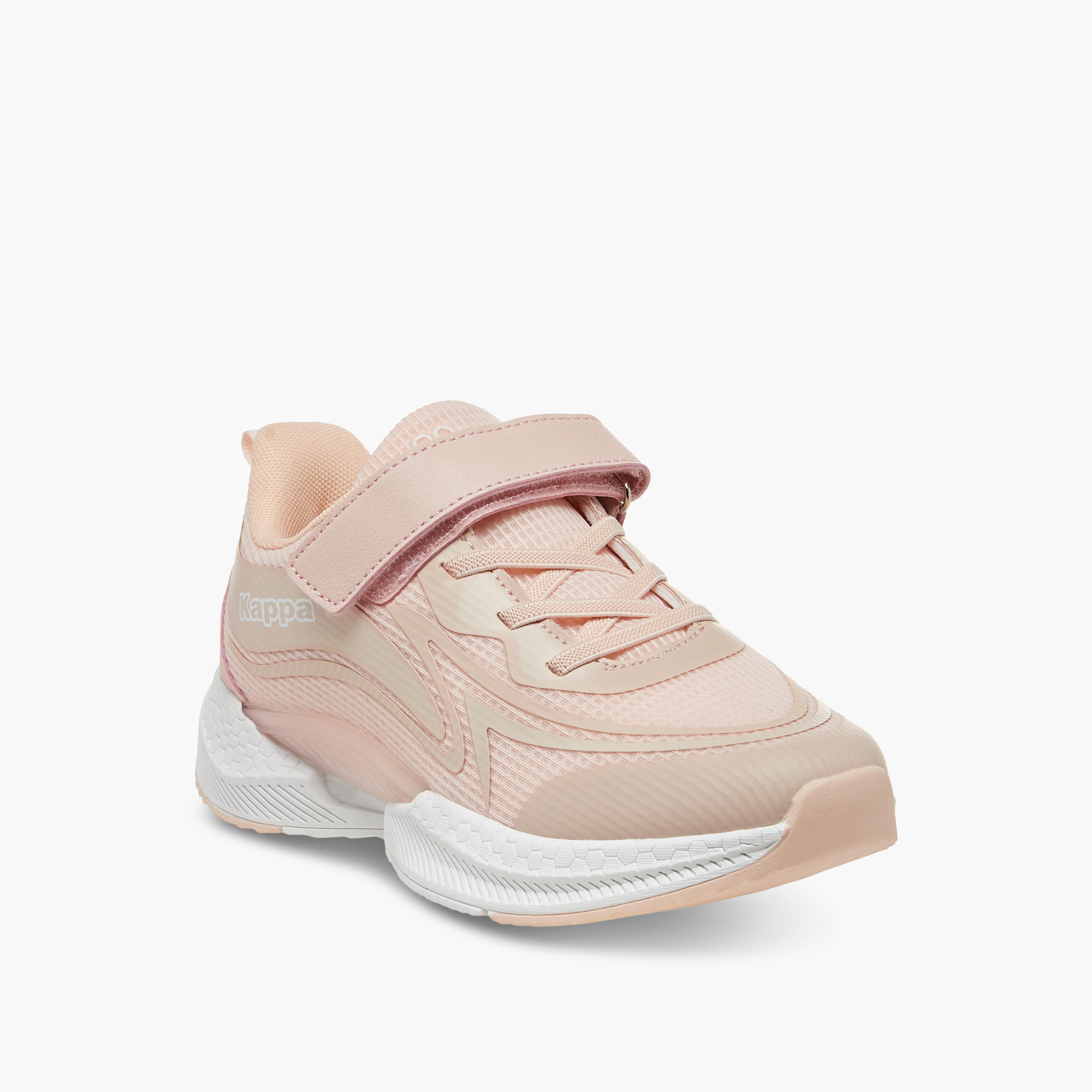 Kappa Girls' Logo Detail Sports Shoes with Hook and Loop Closure-girls-shoes-sneakers-image-2