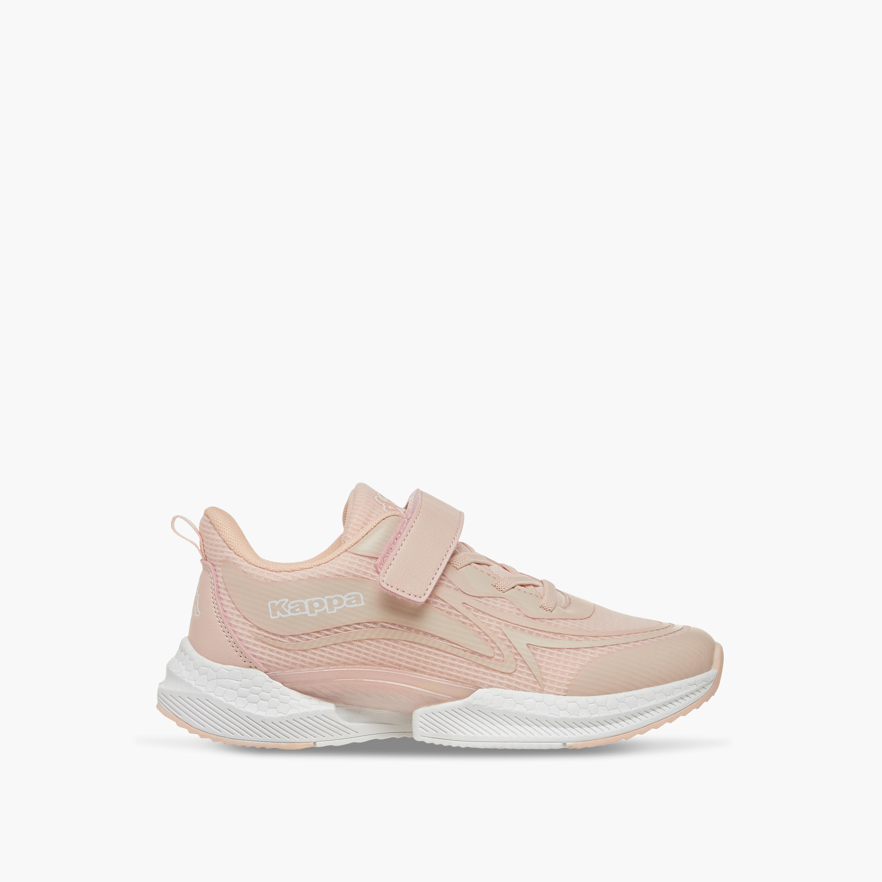 Kappa Girls' Logo Detail Sports Shoes with Hook and Loop Closure-girls-shoes-sneakers-image-3