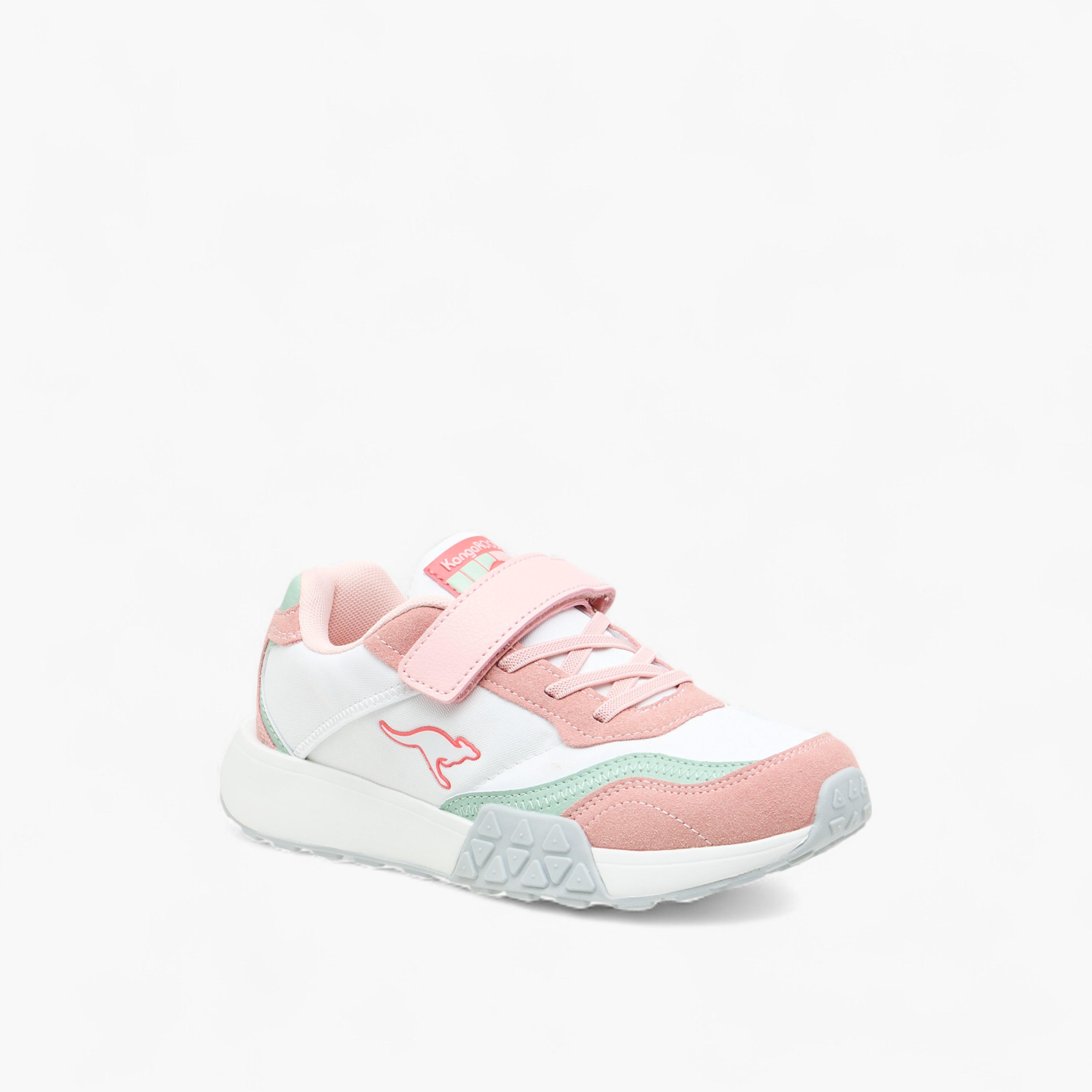 حذاء مشي قوالب ملونة بشريط لاصق للبنات من كانجاروس-girls-shoes-sneakers-image-2