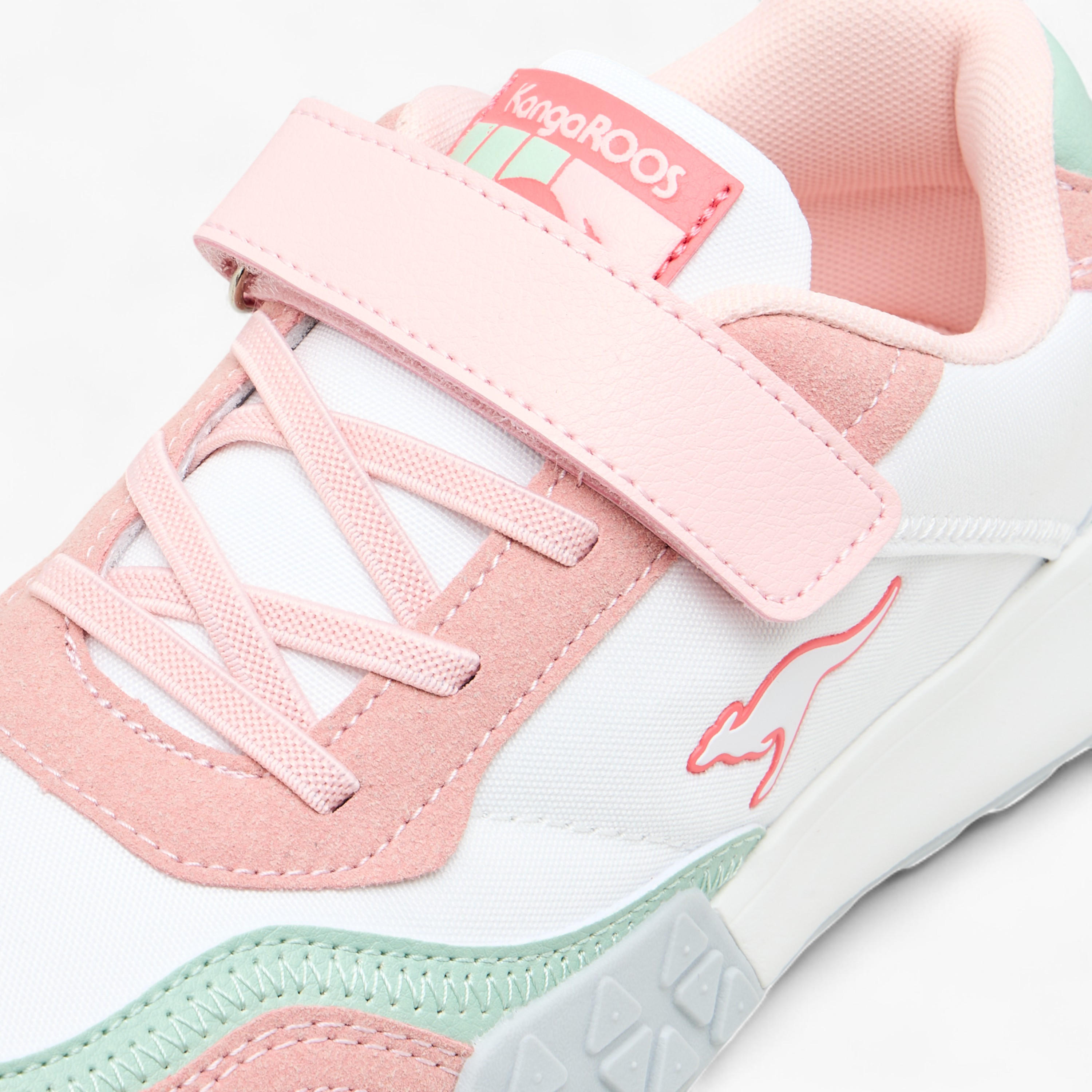 حذاء مشي قوالب ملونة بشريط لاصق للبنات من كانجاروس-girls-shoes-sneakers-image-4