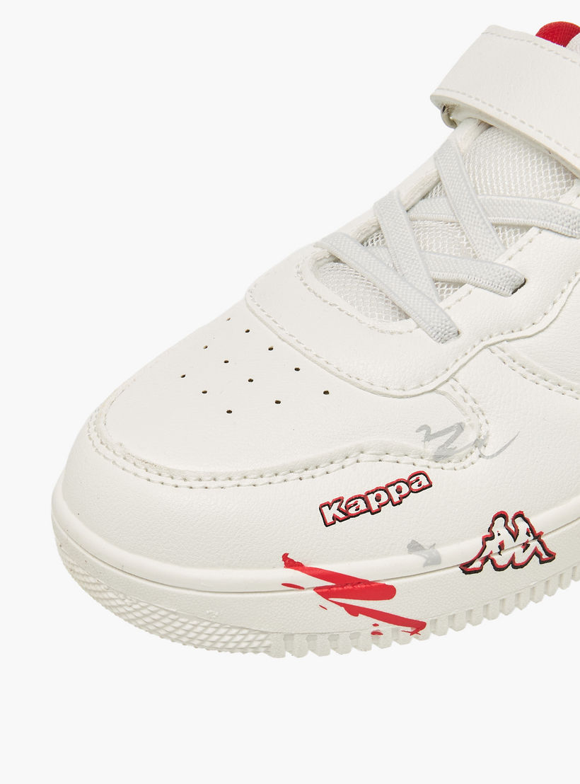 حذاء سنيكرز بشريط إغلاق لاصق وطبعات شعار للأولاد من كابا-boys-shoes-sneakers-image-4
