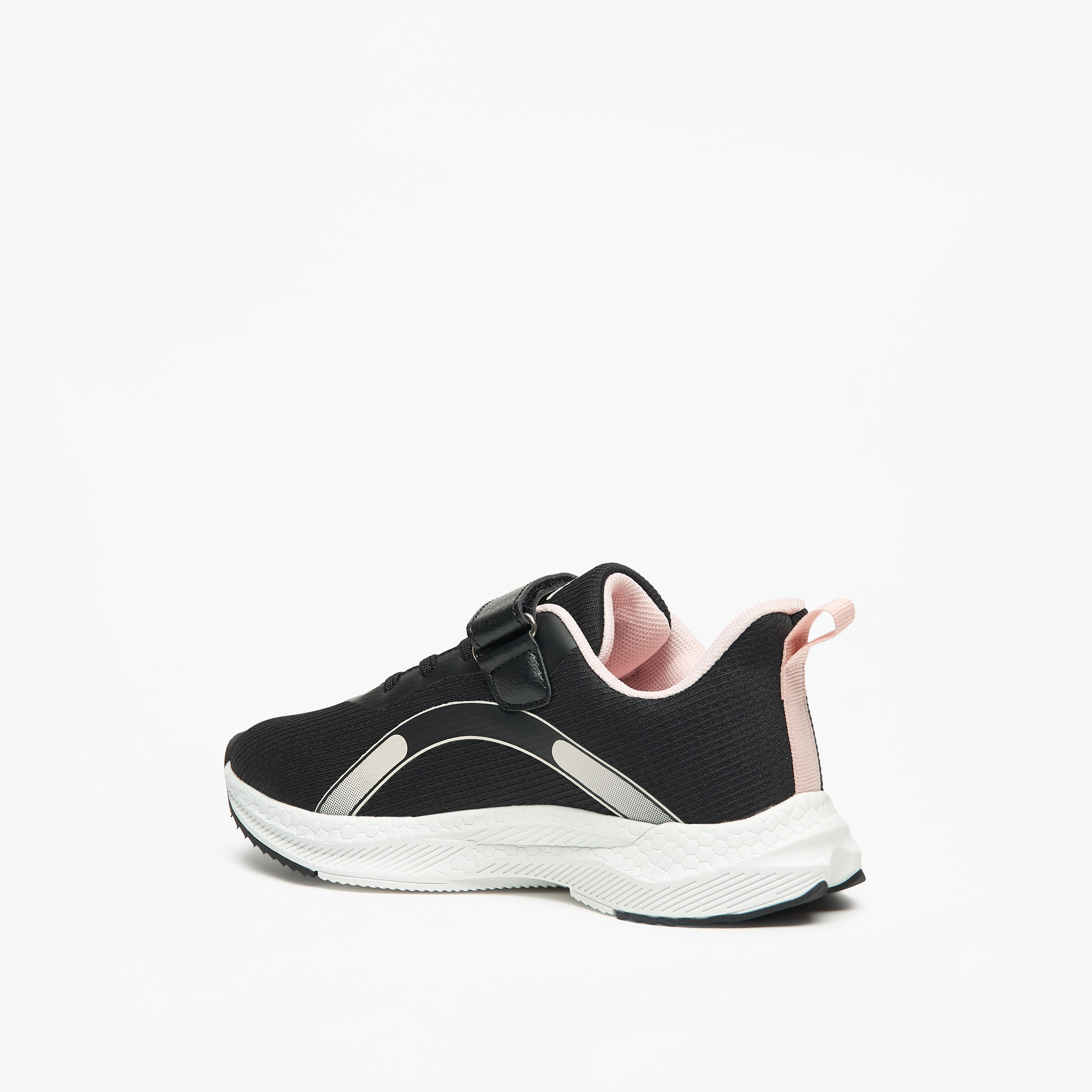 Kappa Girls' Logo Print Walking Shoes with Hook and Loop Closure-girls-shoes-sneakers-image-2