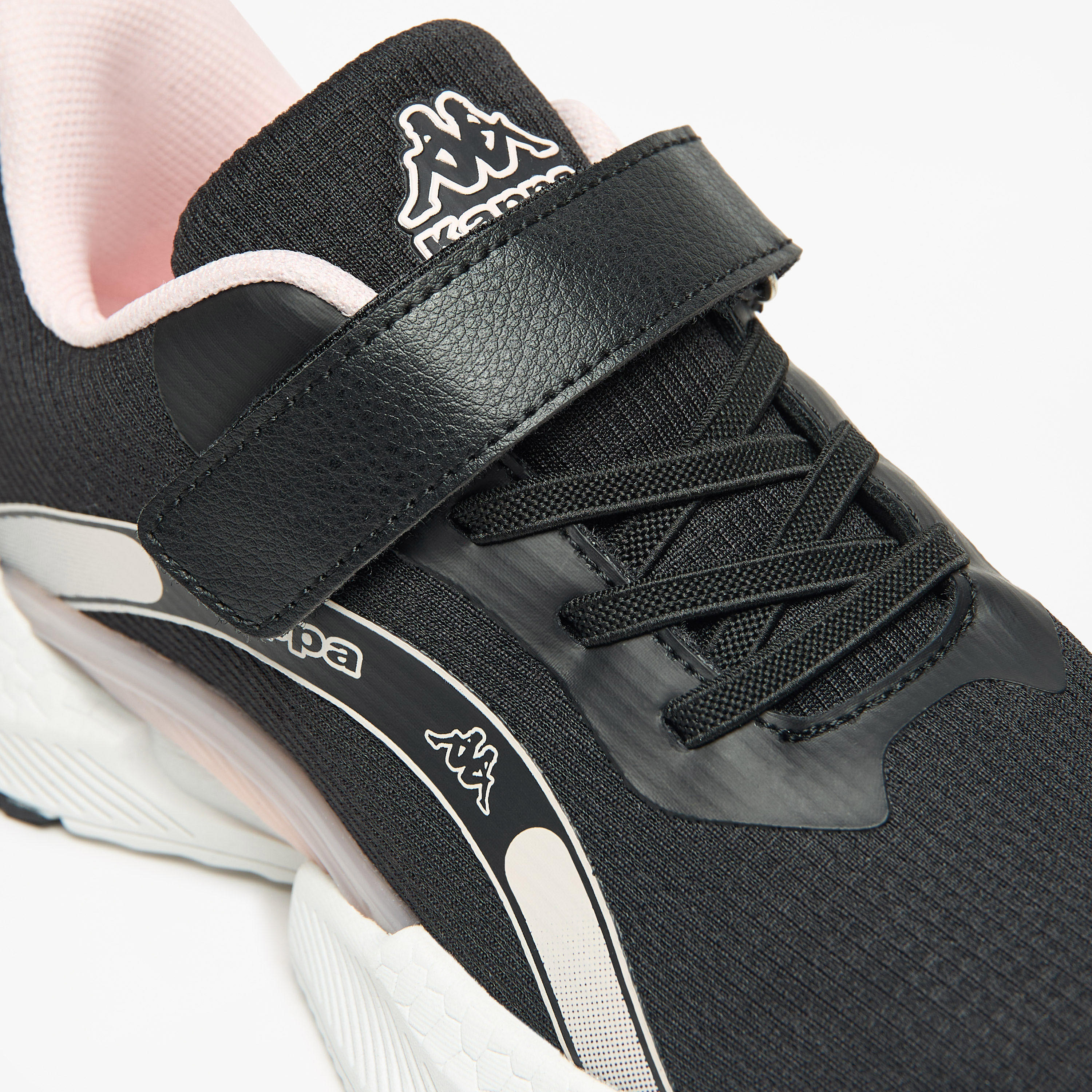 Kappa Girls' Logo Print Walking Shoes with Hook and Loop Closure-girls-shoes-sneakers-image-5