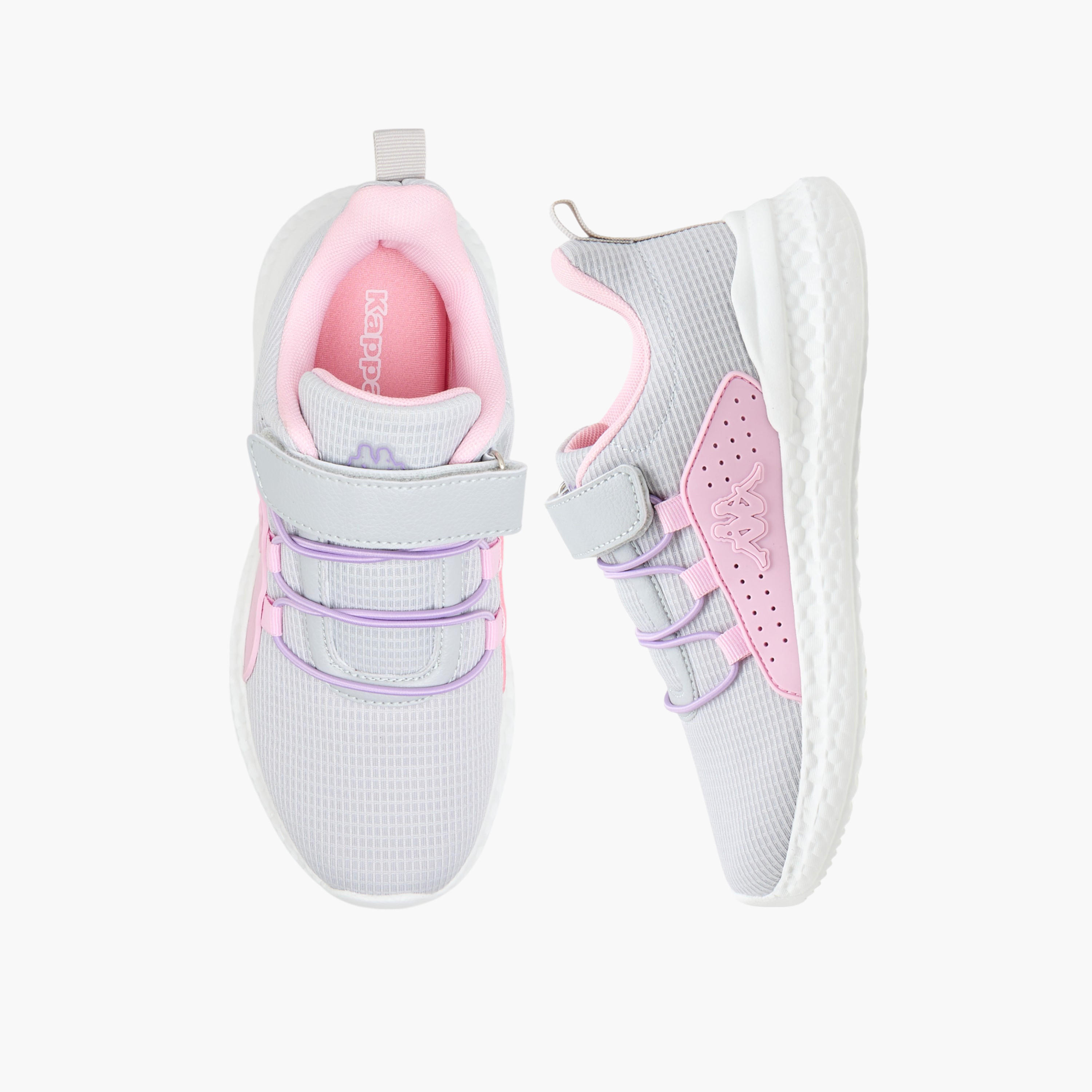 حذاء رياضي بارز الملمس بشريط إغلاق لاصق للبنات من كابا-girls-shoes-sneakers-image-1