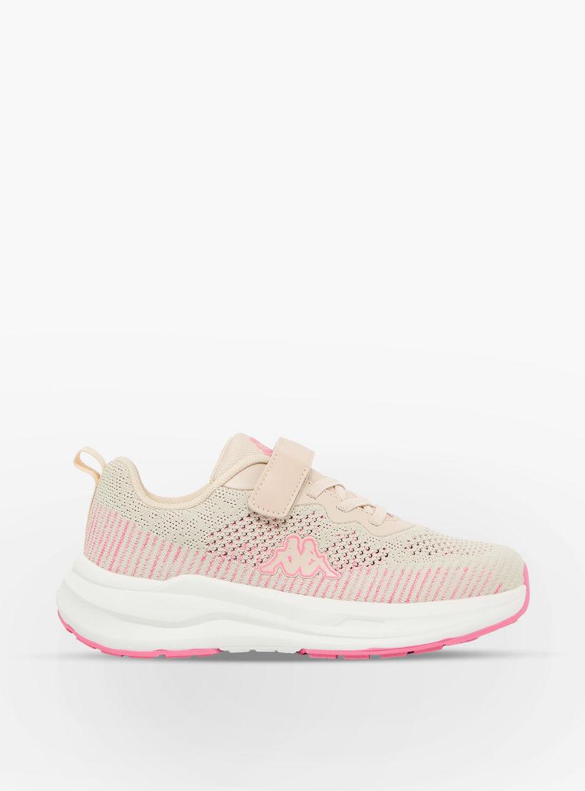 حذاء رياضي مخطط بشريط إغلاق لاصق للبنات من كابا-girls-shoes-sneakers-image-3