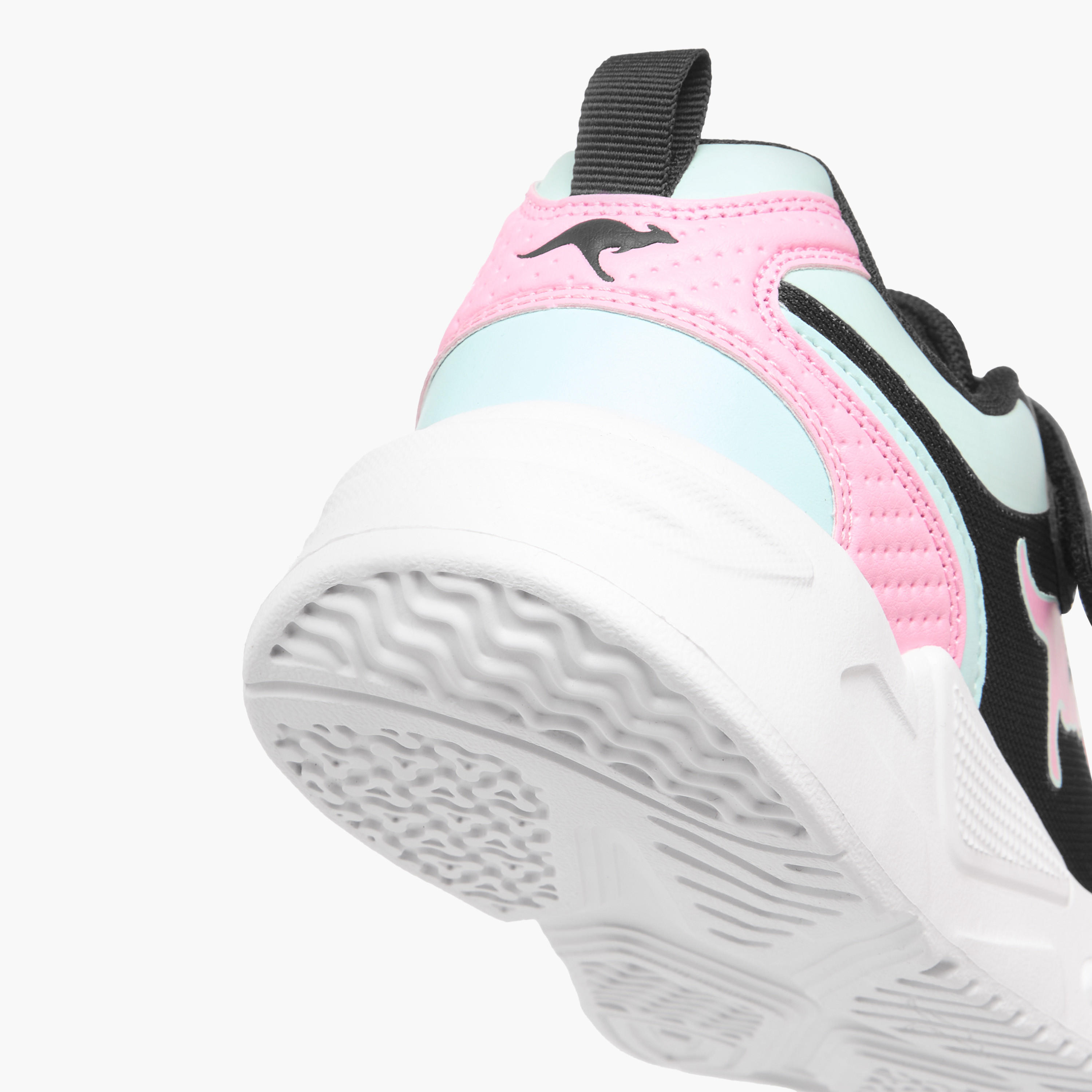 Kangaroos Girls Logo Detail Hook & Loop Walking Shoes-girls-shoes-sneakers-image-5