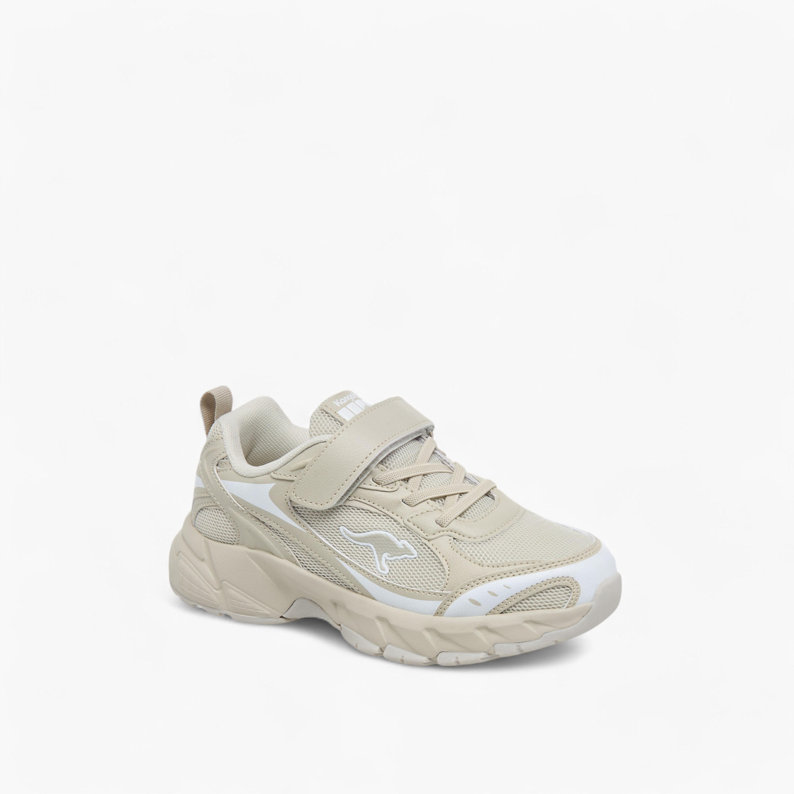 Kangaroos Girls Logo Detail Hook & Loop Walking Shoes-girls-shoes-sneakers-image-2