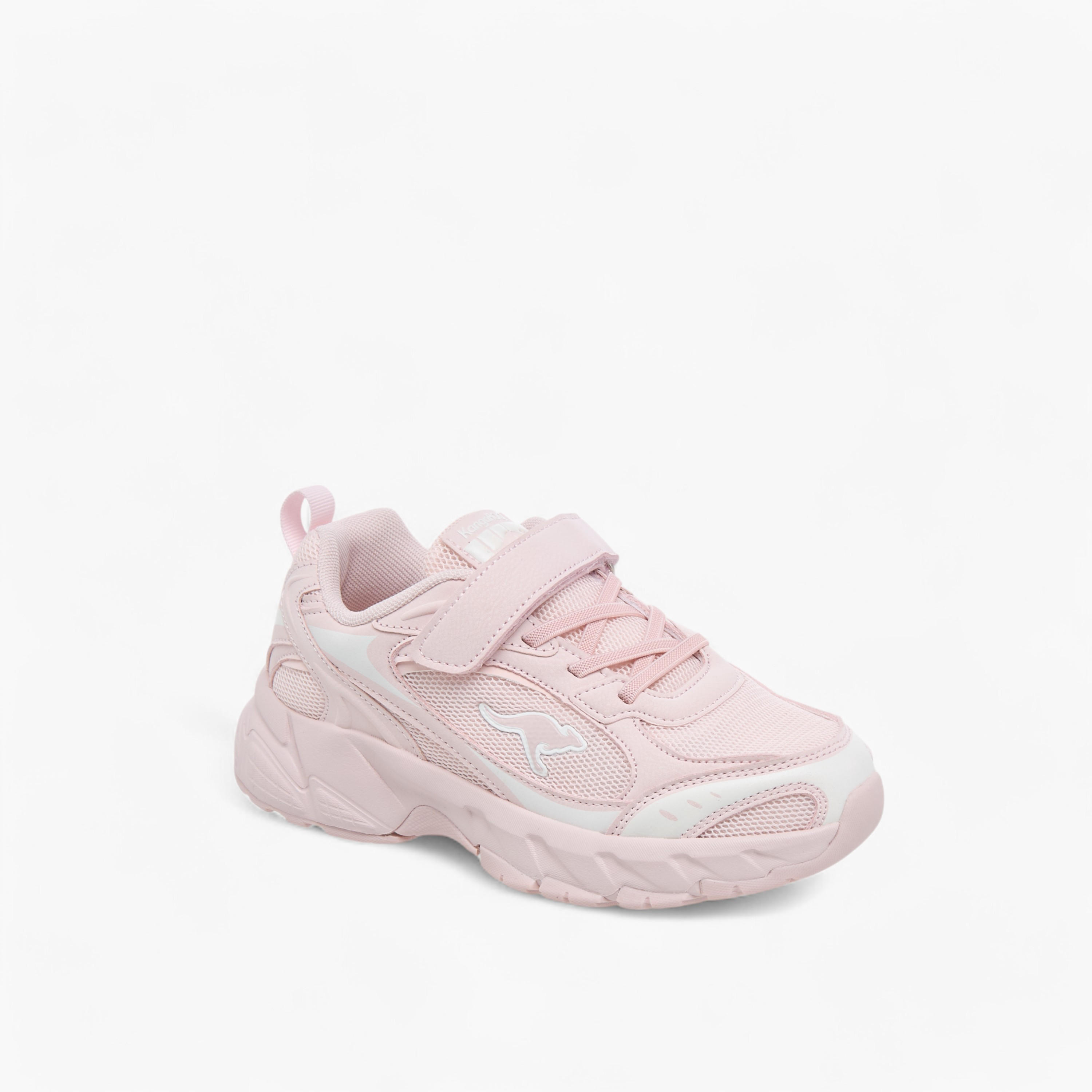 Kangaroos Girls Logo Detail Hook & Loop Walking Shoes-girls-shoes-sneakers-image-2