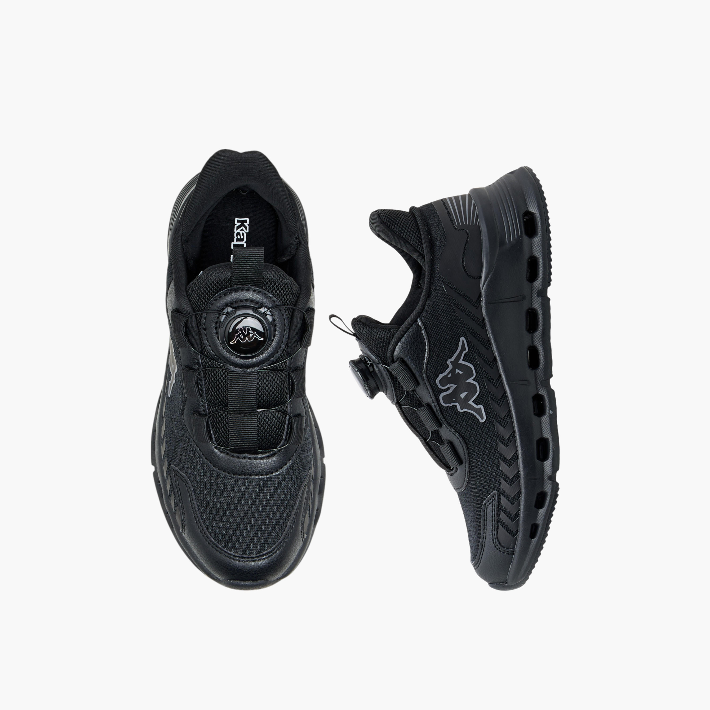 Kappa Kids Drawstring Cushioned Sole Walking Shoes-boys-shoes-schoolshoes-image-1
