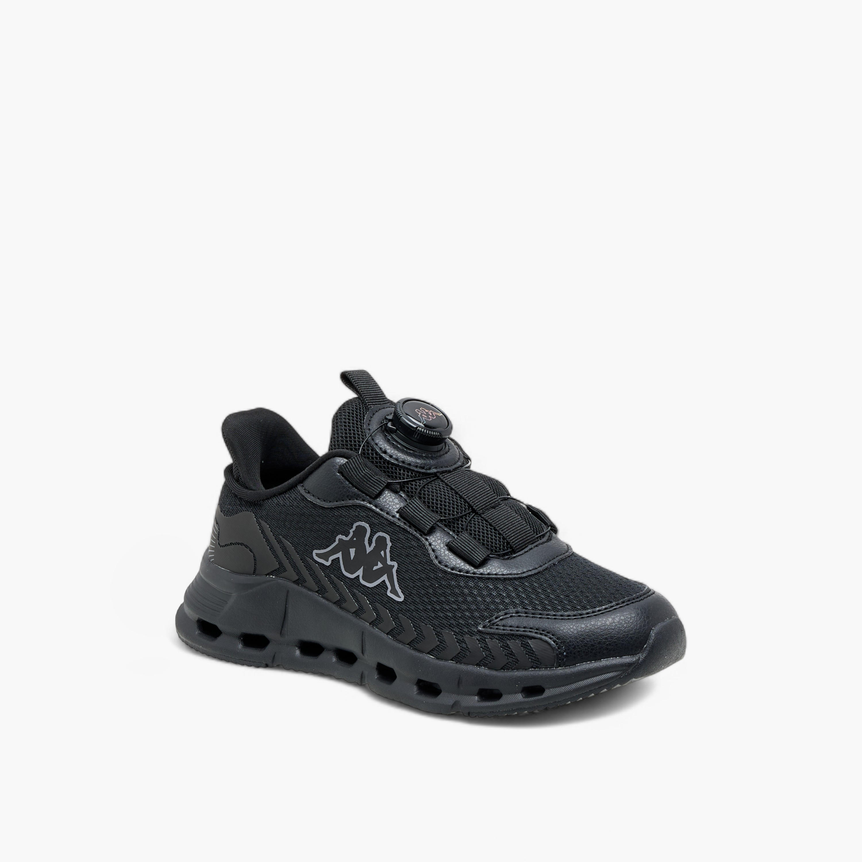 Kappa Kids Drawstring Cushioned Sole Walking Shoes-boys-shoes-schoolshoes-image-2