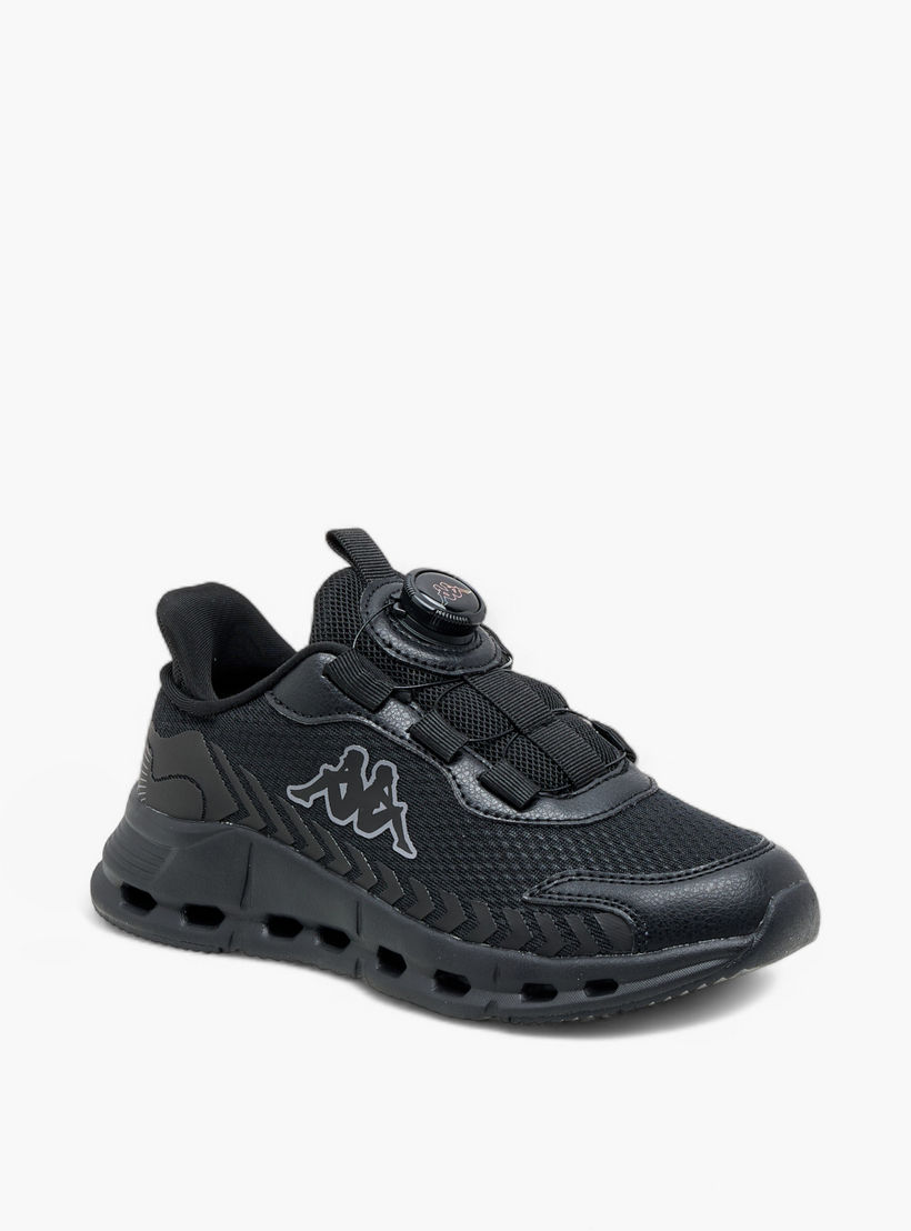 Kappa Kids Drawstring Cushioned Sole Walking Shoes-boys-shoes-schoolshoes-image-2