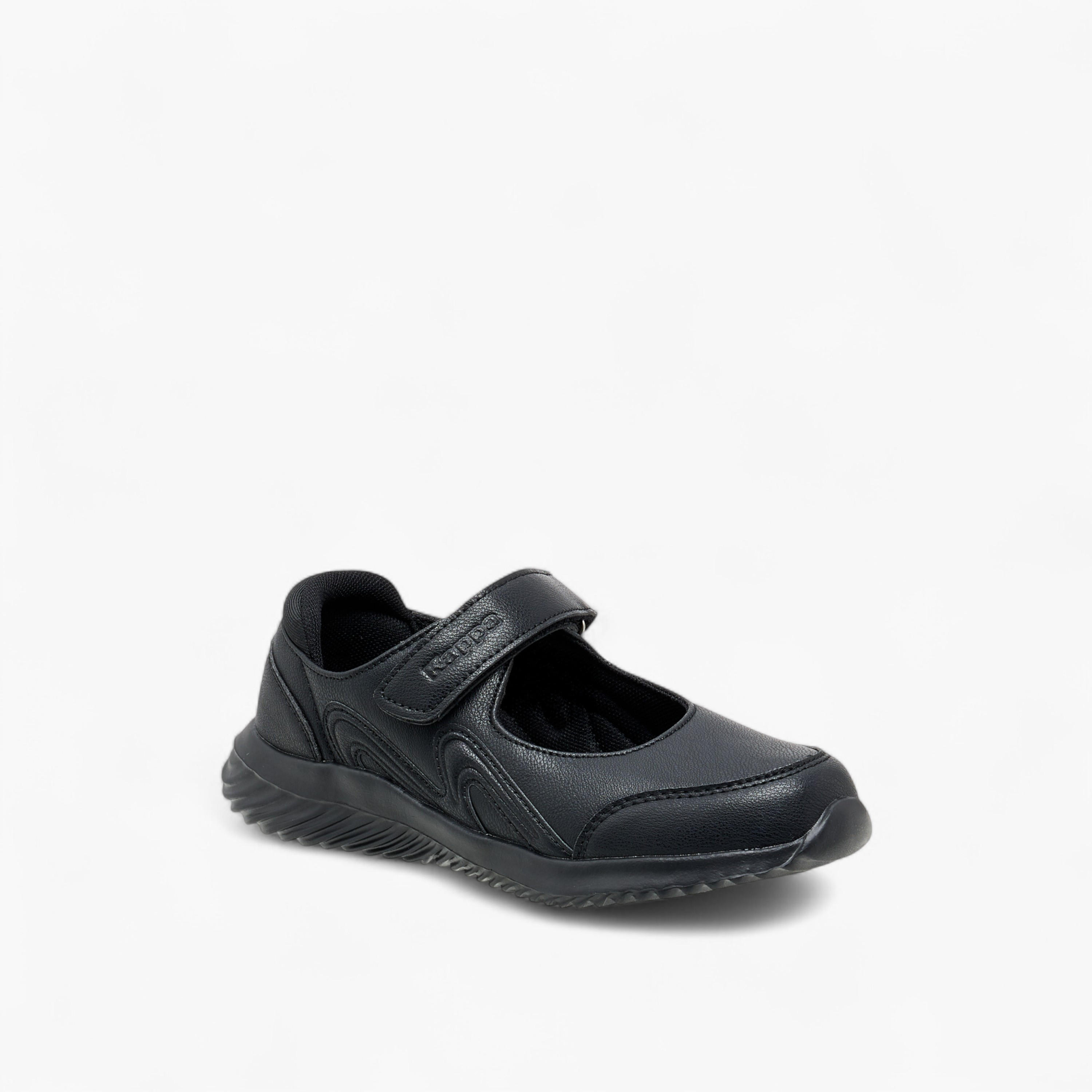 Kappa Girls' Textured School Shoes with Hook and Loop Closure-girls-shoes-maryjanes-image-2