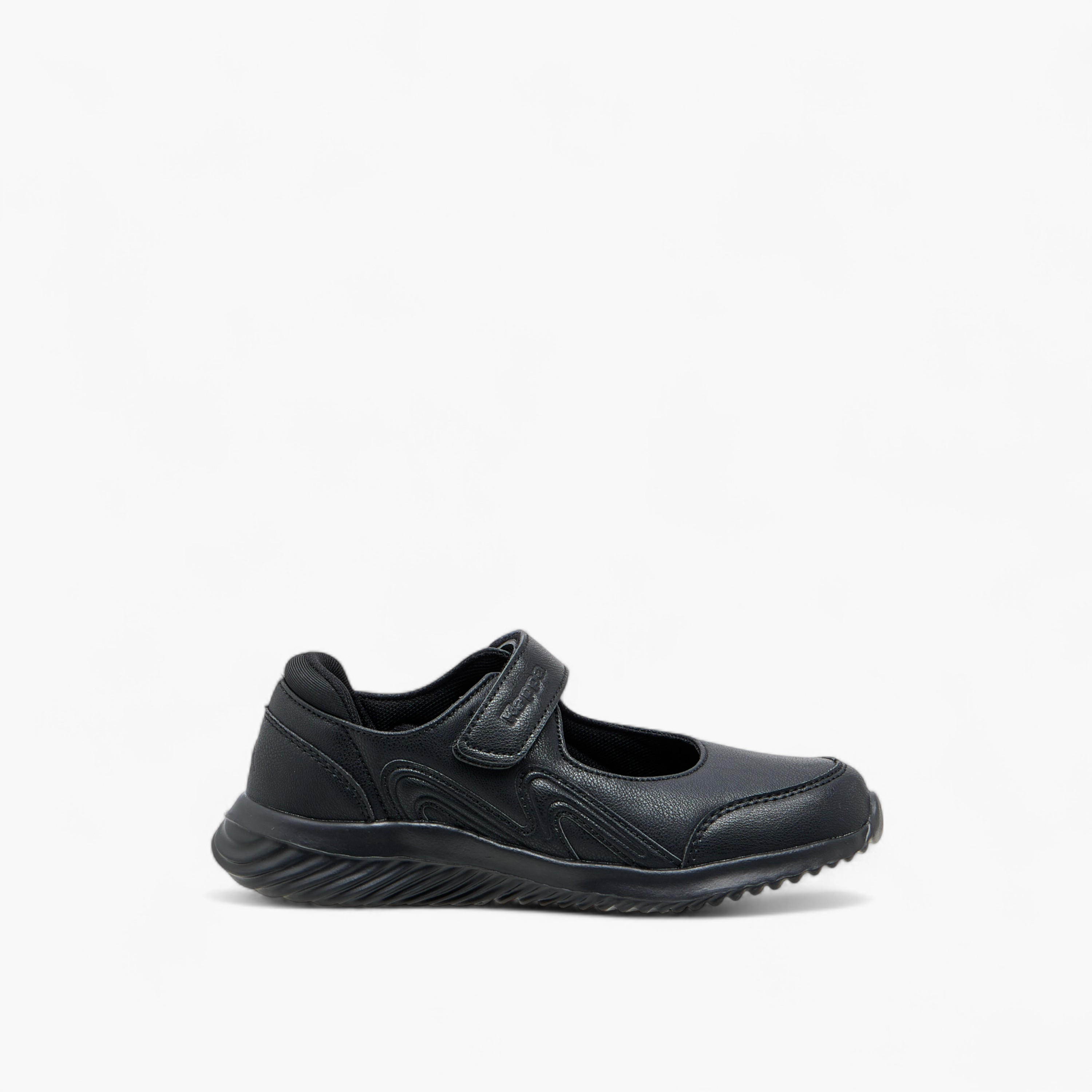 Kappa Girls' Textured School Shoes with Hook and Loop Closure-girls-shoes-maryjanes-image-3