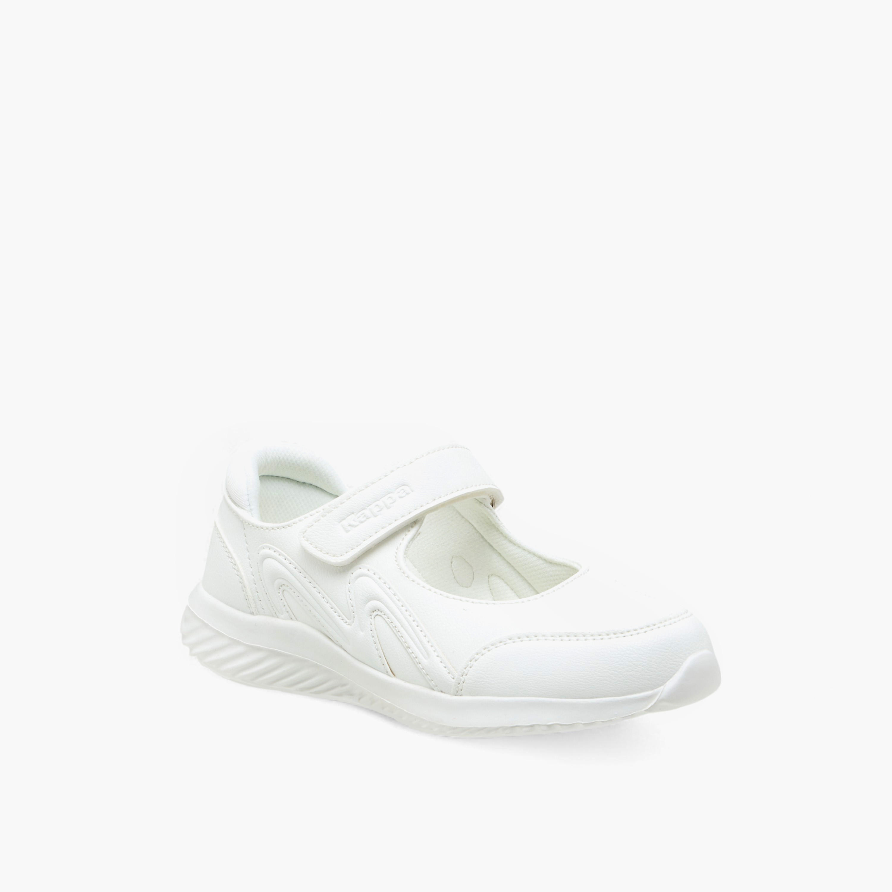 Kappa Girls' Textured School Shoes with Hook and Loop Closure-girls-shoes-maryjanes-image-2
