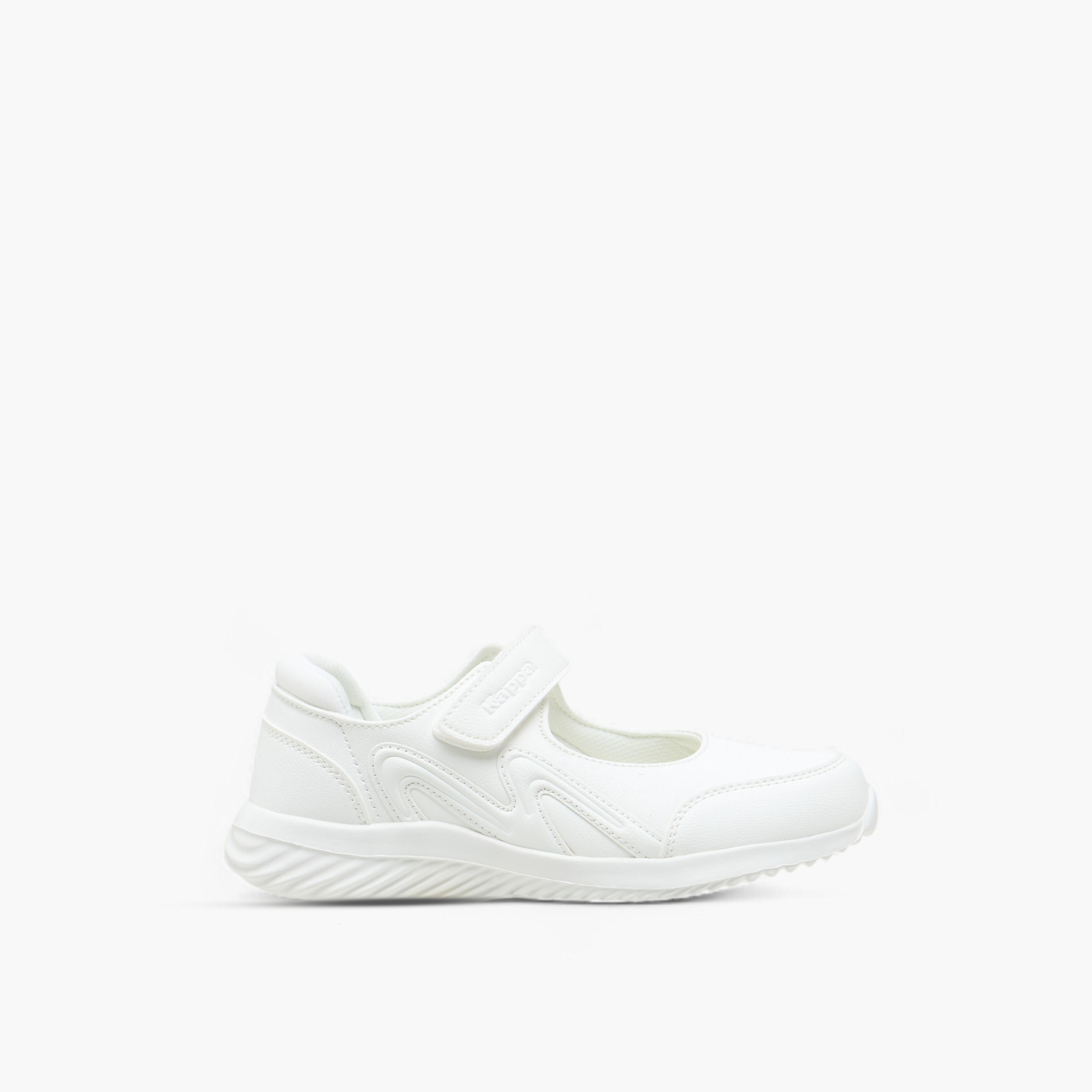 Kappa Girls' Textured School Shoes with Hook and Loop Closure-girls-shoes-maryjanes-image-3