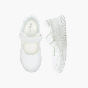 Kappa Girls' Textured School Shoes with Hook and Loop Closure-girls-shoes-schoolshoes-image-1