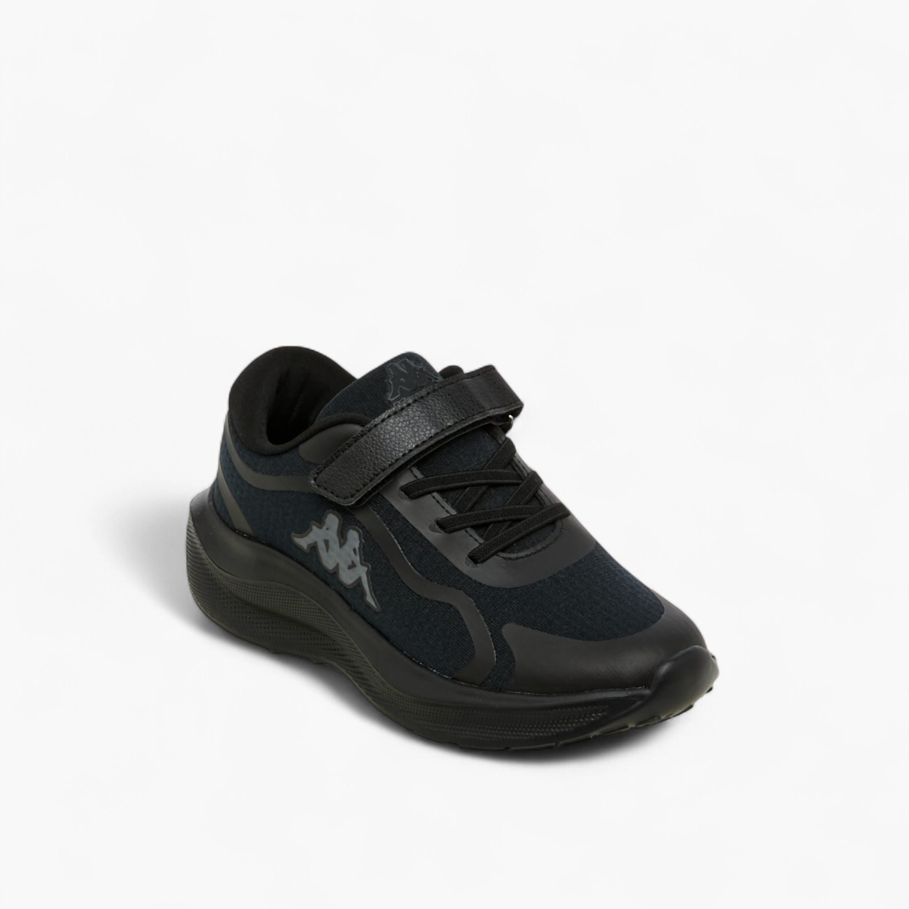 Kappa Girls Logo Print Hook & Loop Walking Shoes-girls-shoes-sports-image-2