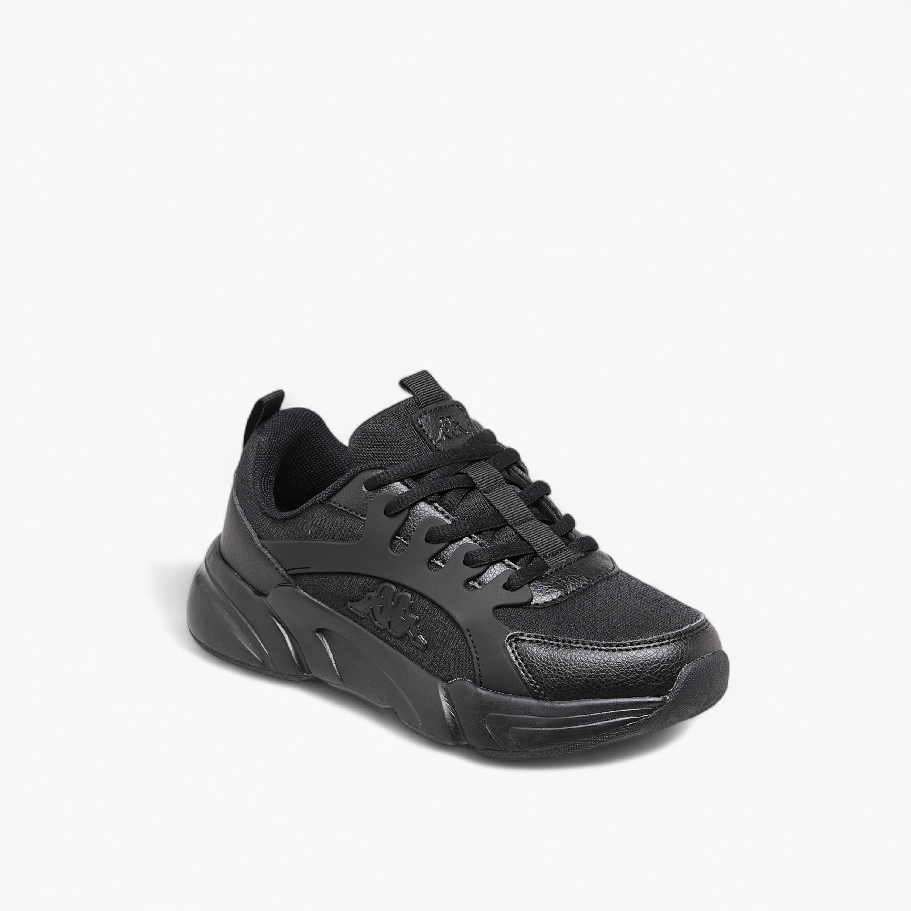 Kappa Kids' Logo Detail Sports Shoes with Lace-Up Closure-boys-shoes-schoolshoes-image-2