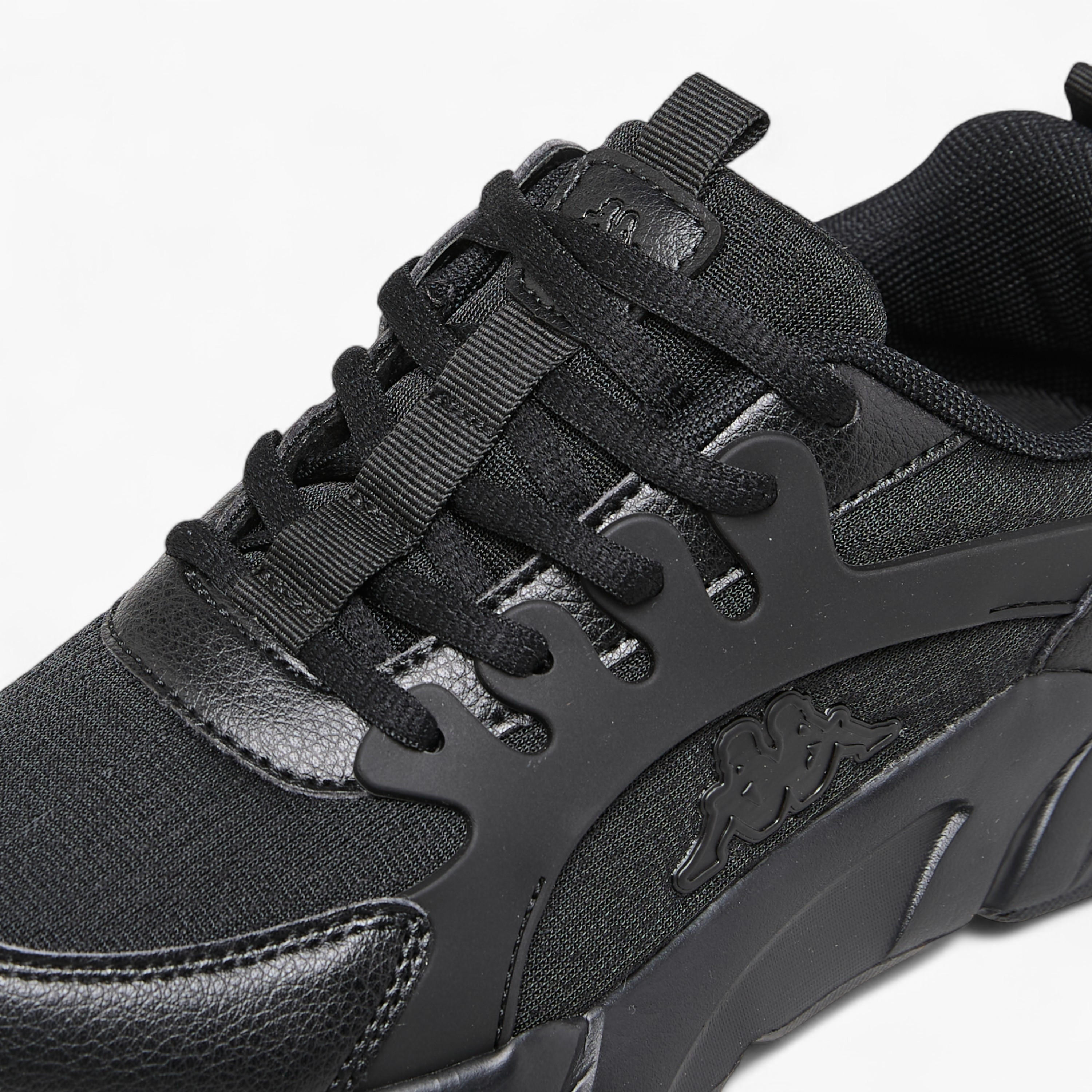 Kappa Kids' Logo Detail Sports Shoes with Lace-Up Closure-boys-shoes-schoolshoes-image-4