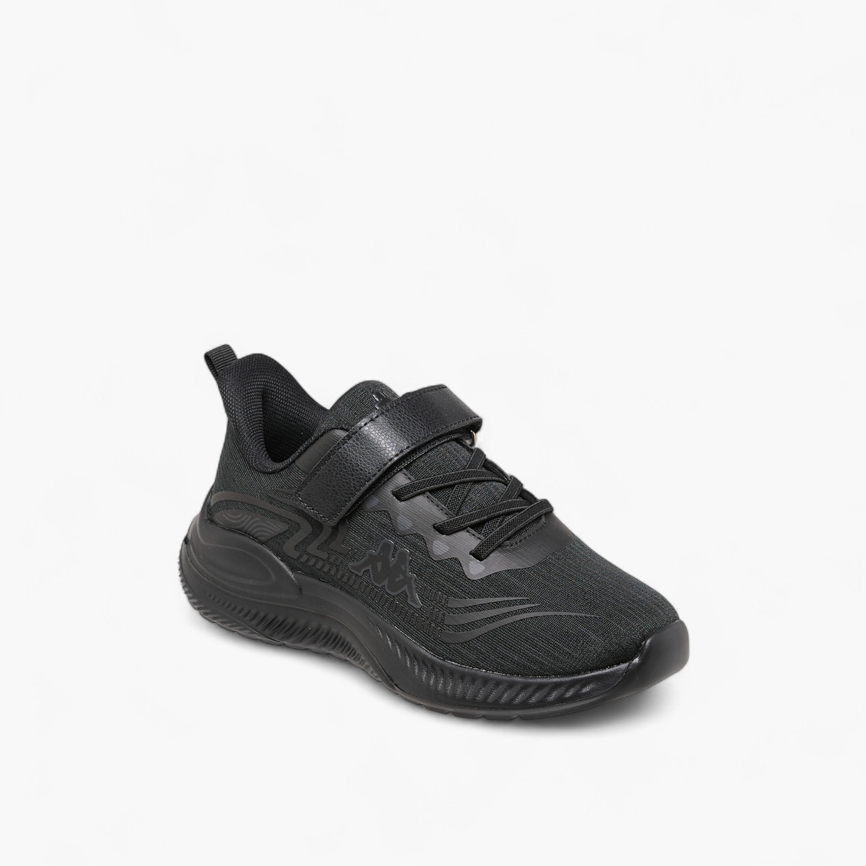 Kappa Girls Logo Print Hook & Loop Walking Shoes-girls-shoes-sneakers-image-2
