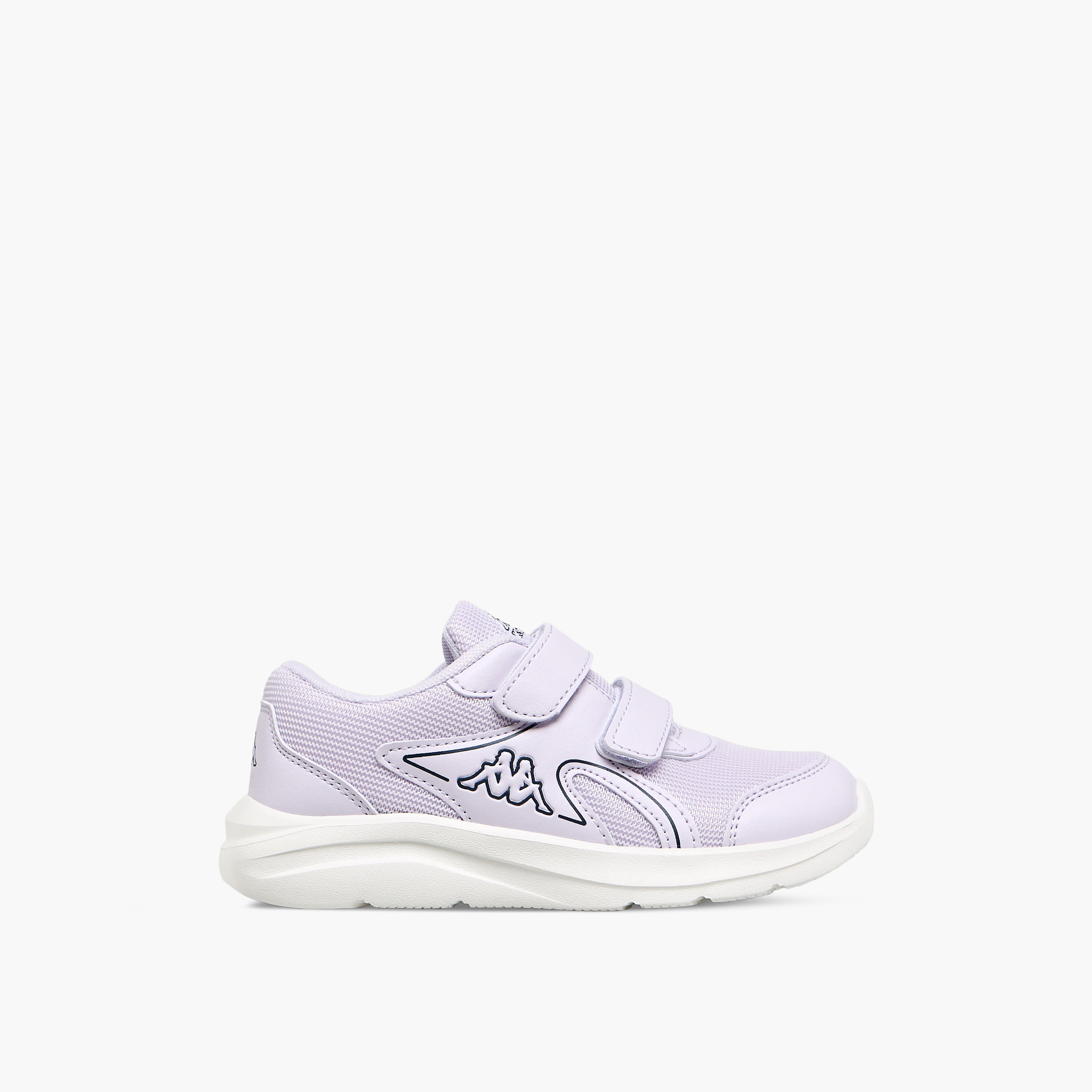 حذاء رياضي بشريط لاصق وطبعات شعار للبنات من كابا-girls-shoes-sneakers-image-3