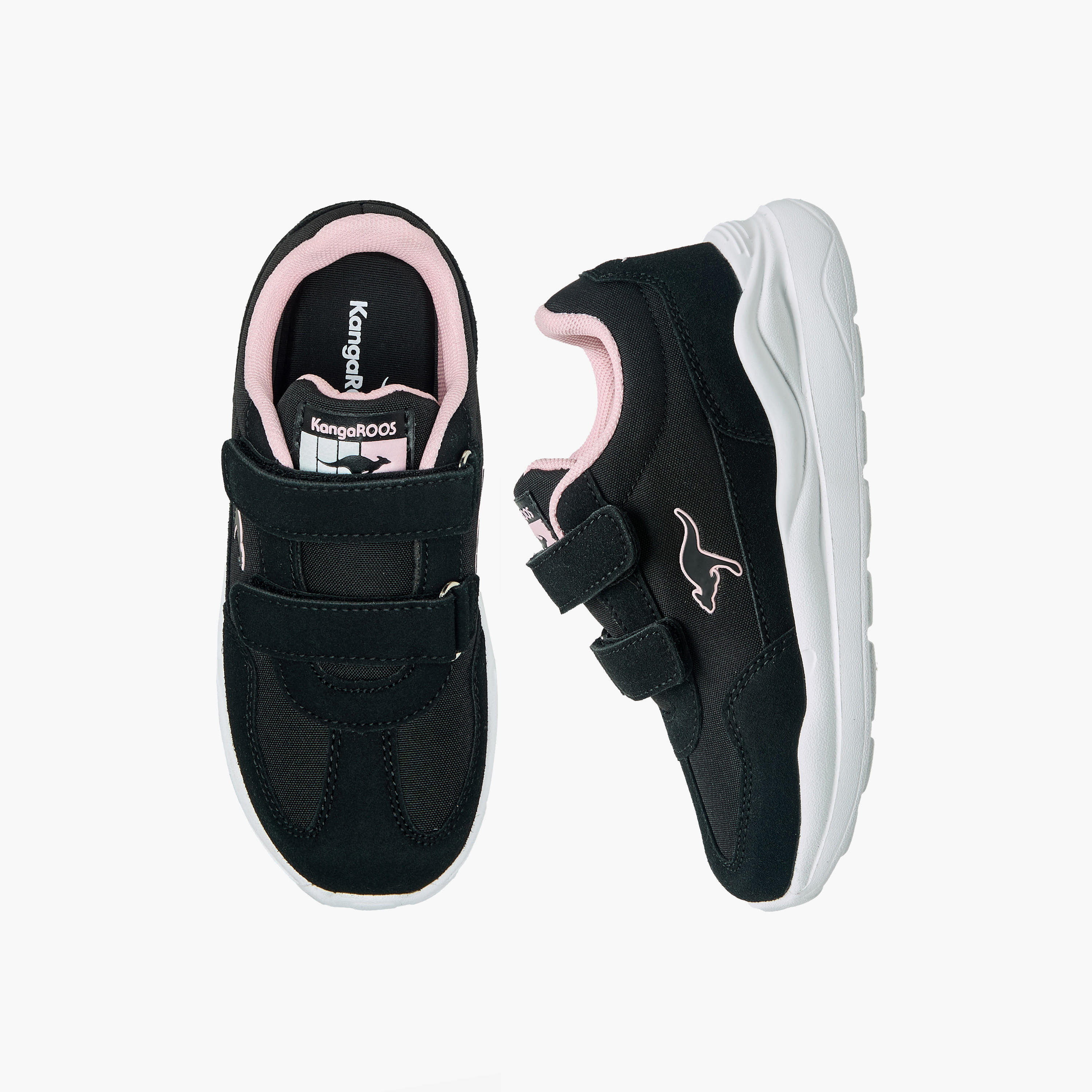حذاء رياضي بشريط إغلاق لاصق للبنات من كانجاروز-girls-shoes-sports-image-1