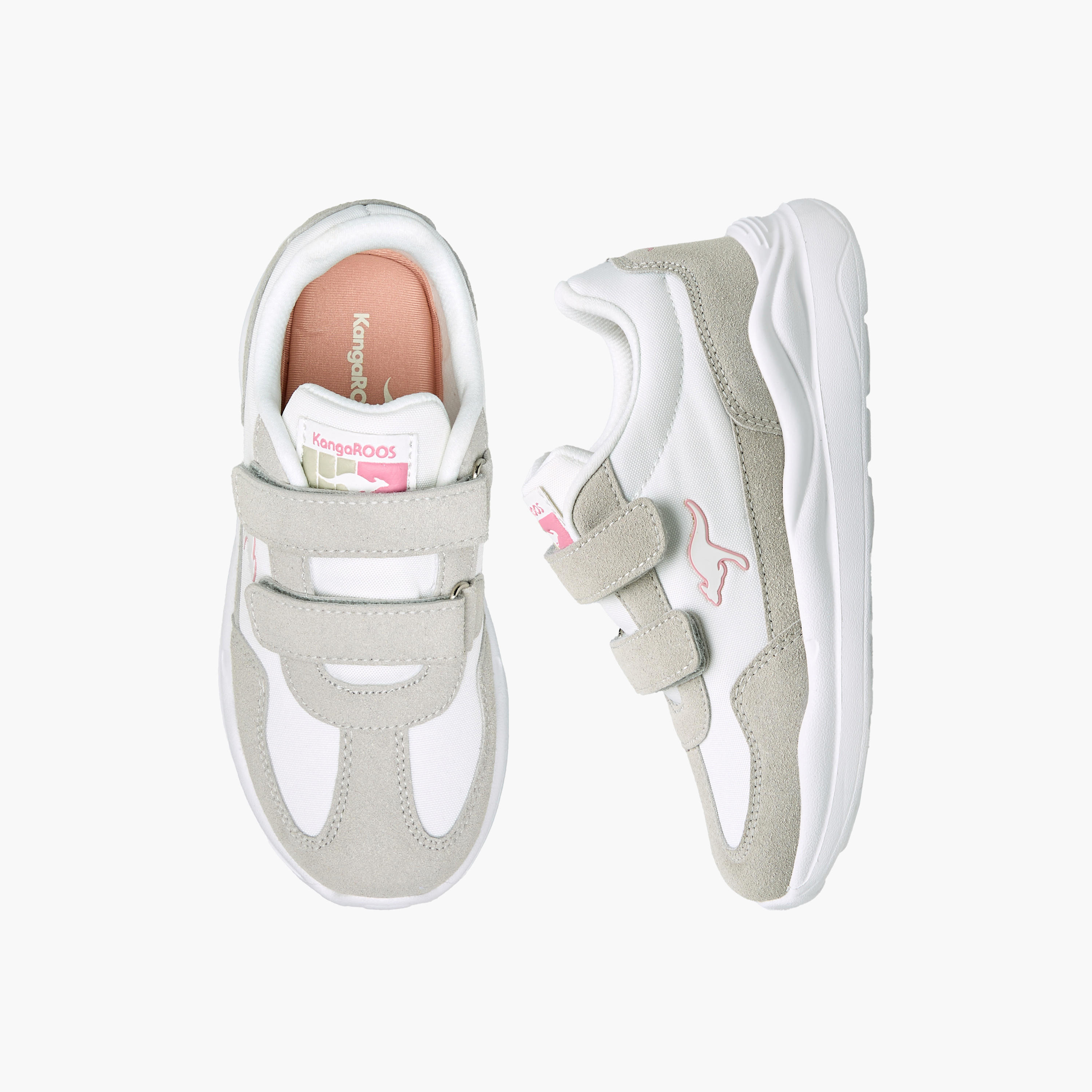 KangaROOS Girls Hook & Loop Sports Shoes-girls-shoes-sports-image-1