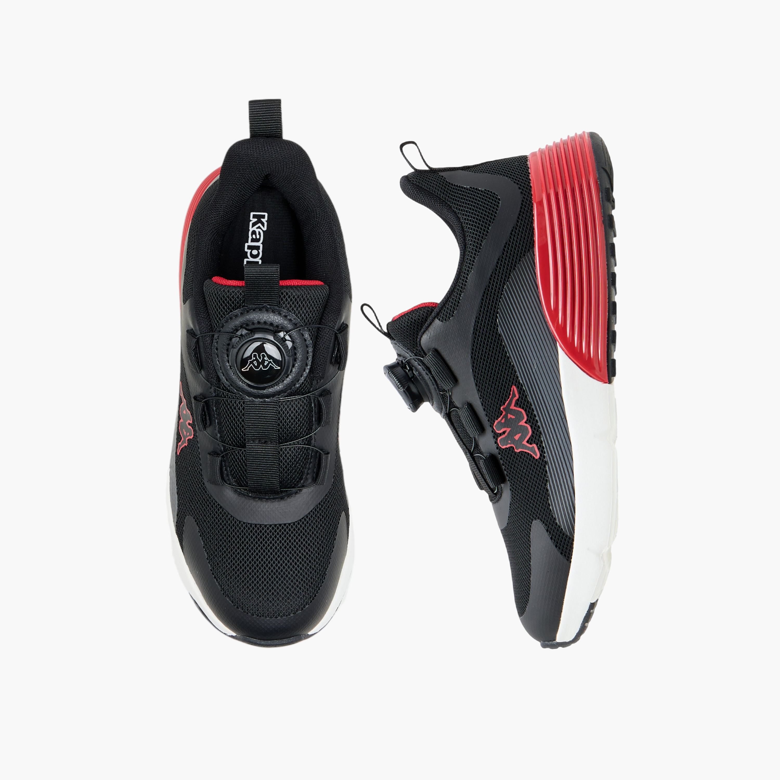 حذاء مشي بنعل مبطّن ورباط للأطفال من كابا-boys-shoes-schoolshoes-image-1