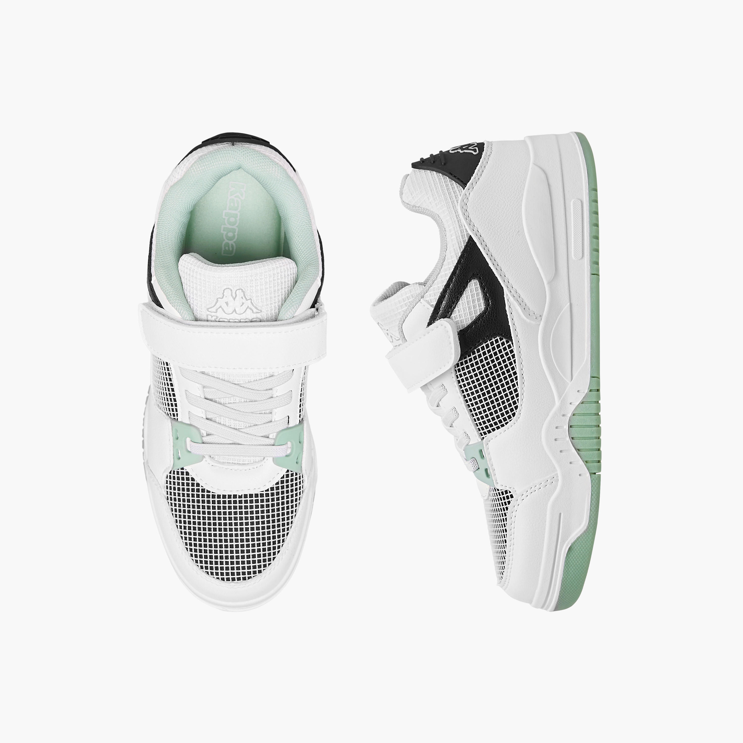 Kappa Girls' Logo Detail Sneakers with Hook and Loop Closure-girls-shoes-sneakers-image-1