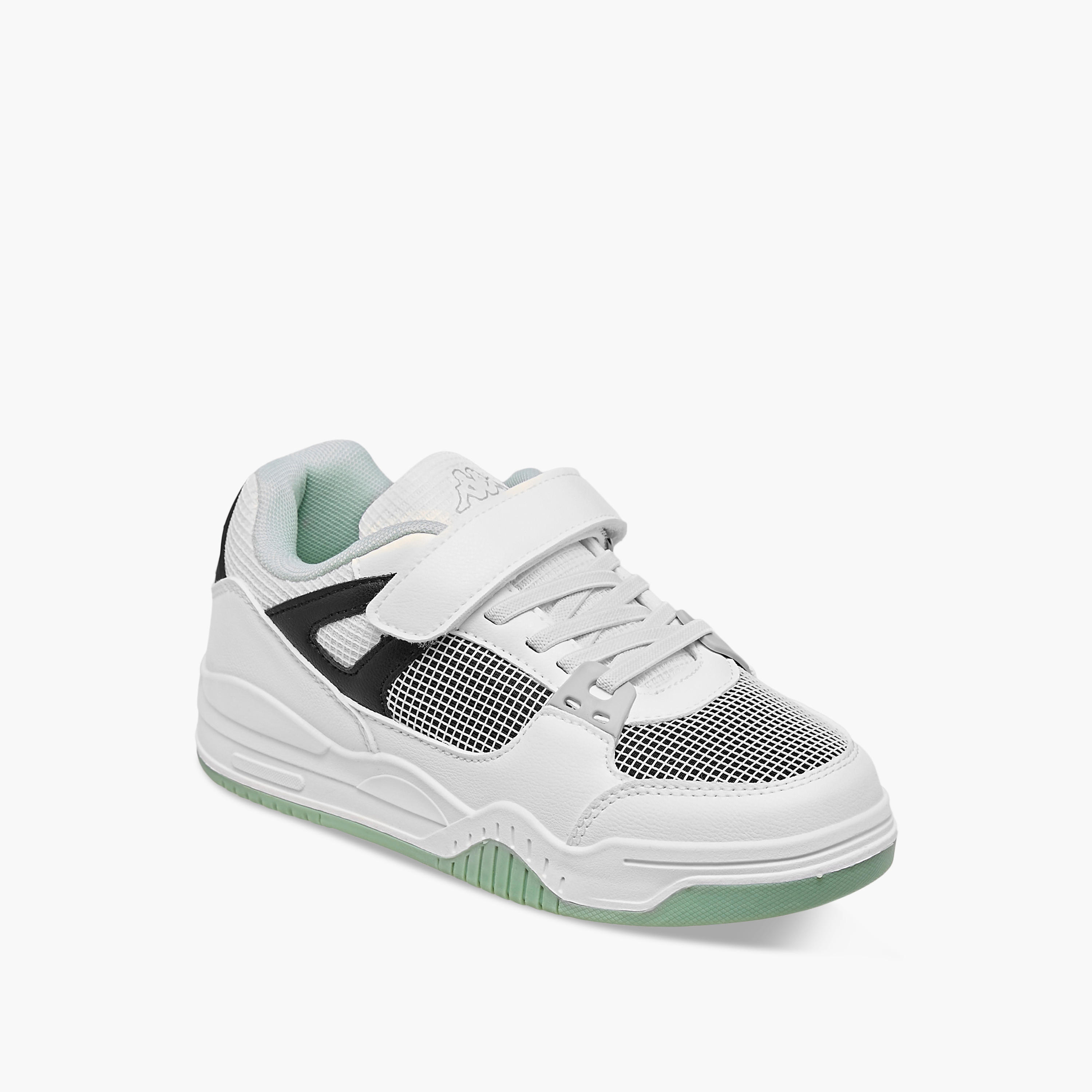 Kappa Girls' Logo Detail Sneakers with Hook and Loop Closure-girls-shoes-sneakers-image-2