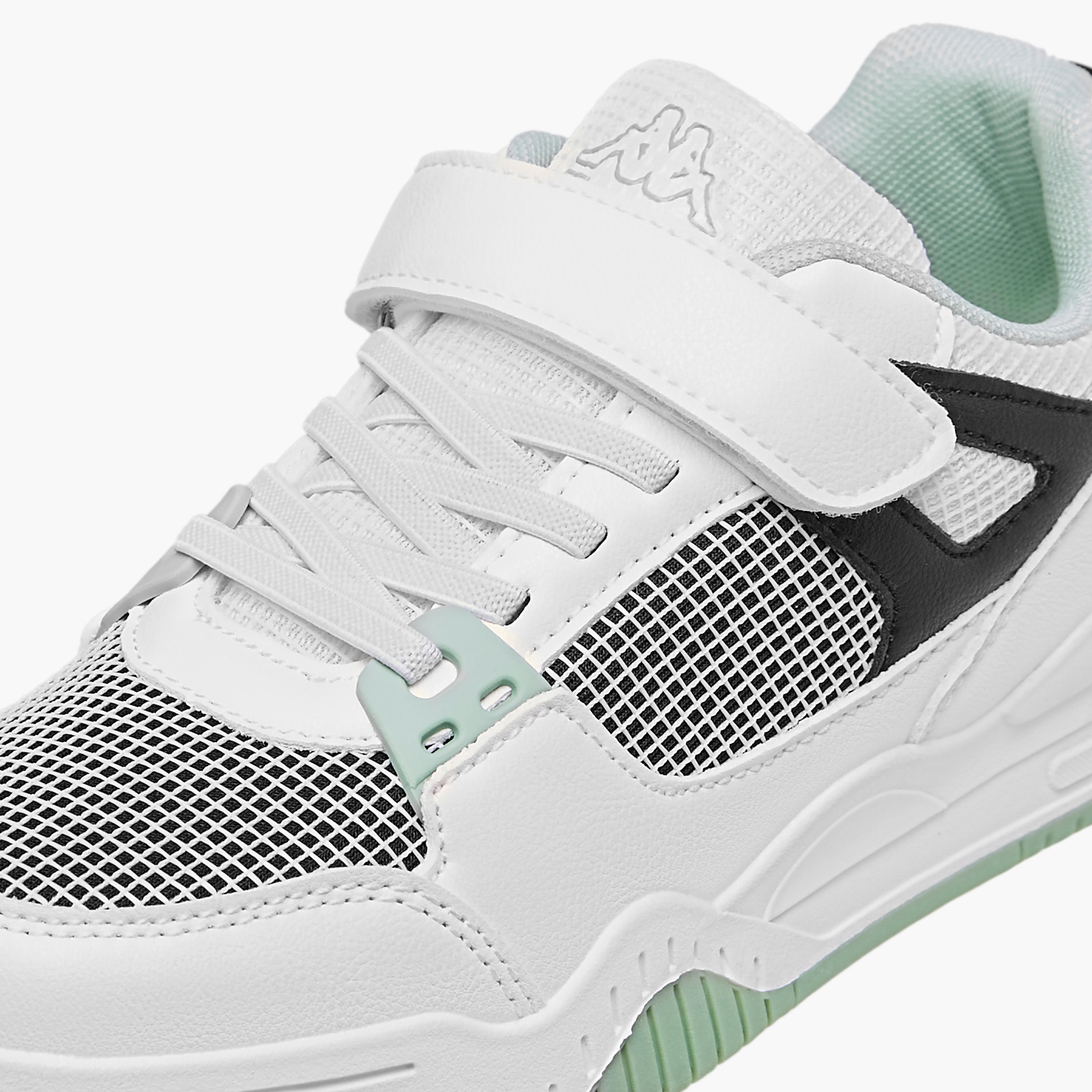 Kappa Girls' Logo Detail Sneakers with Hook and Loop Closure-girls-shoes-sneakers-image-4