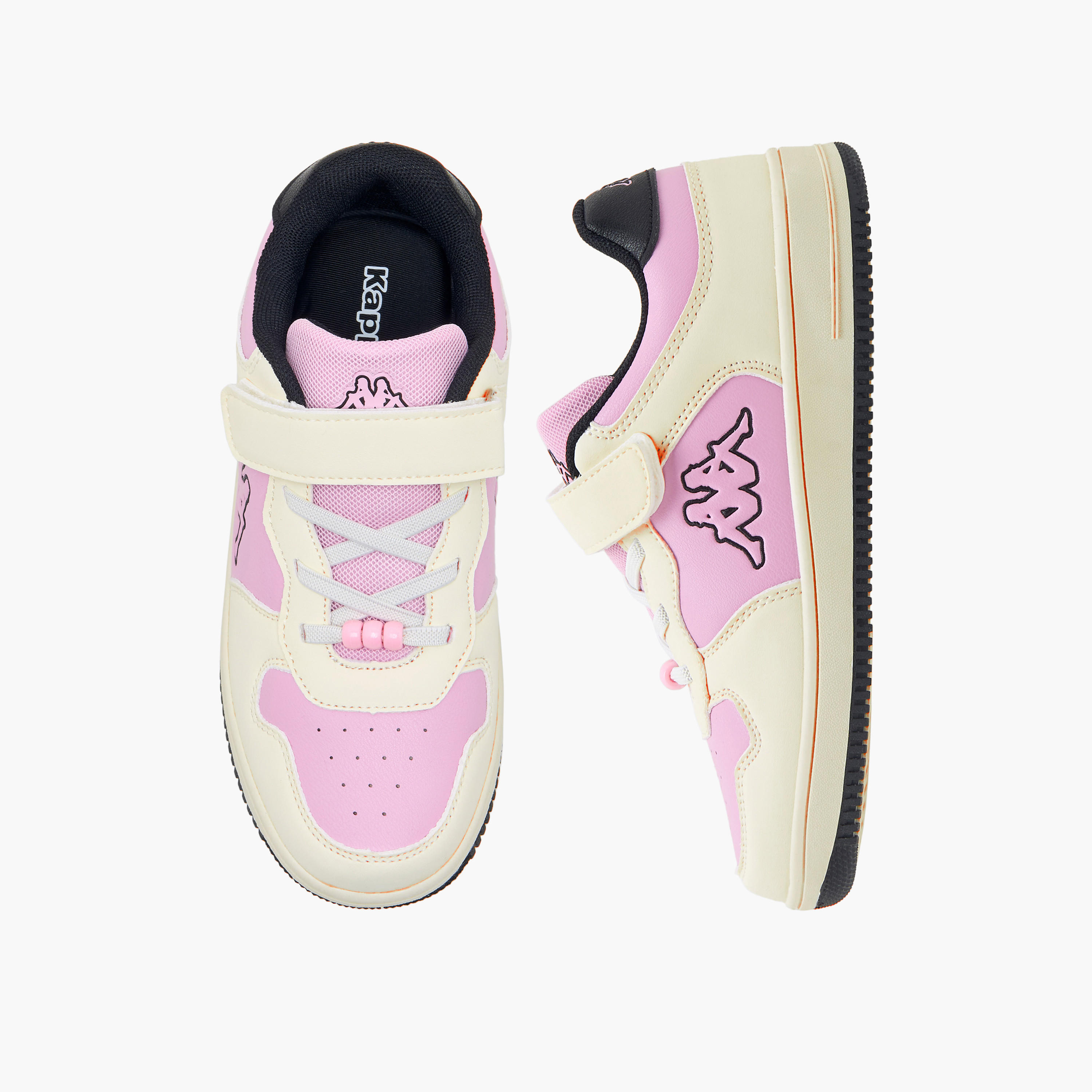 Kappa Boys Colourblock Hook & Loop Sports Shoes-sports-boys-shoes-image-1