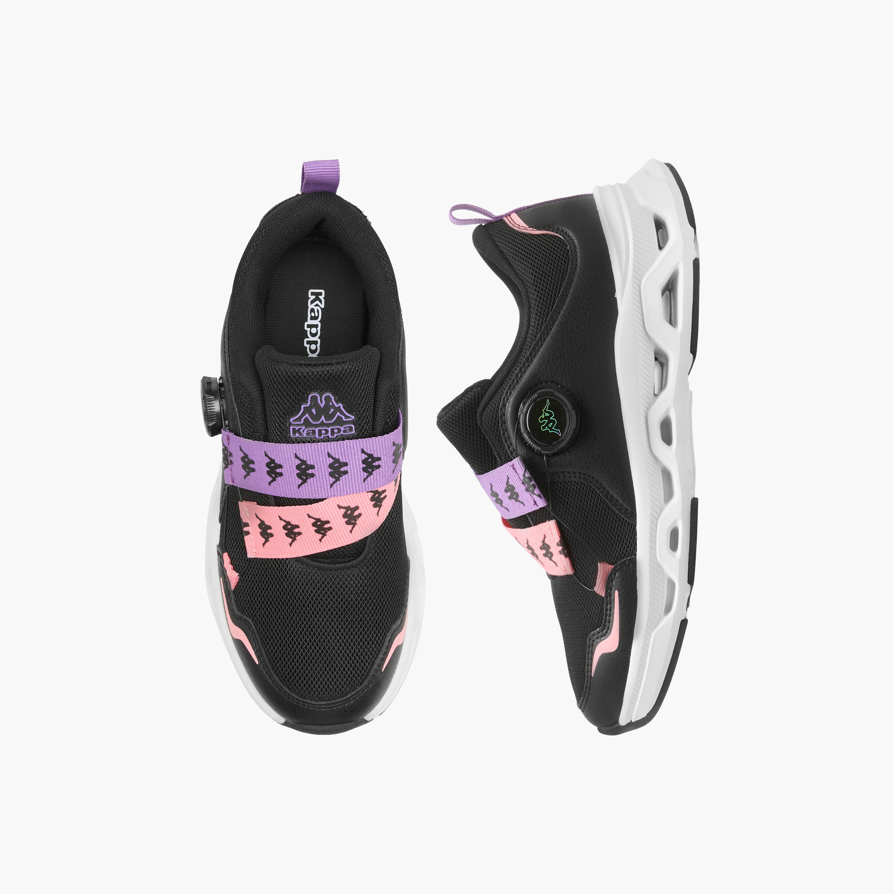 Kappa Girls Rotating Buckle Sports Shoes-girls-shoes-sports-image-1